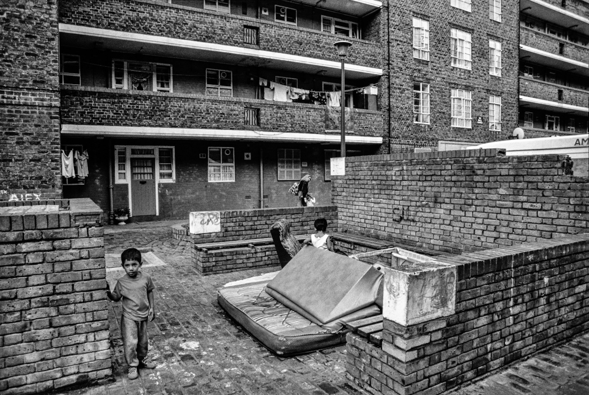 A stark portrait of derelict housing estates in East London