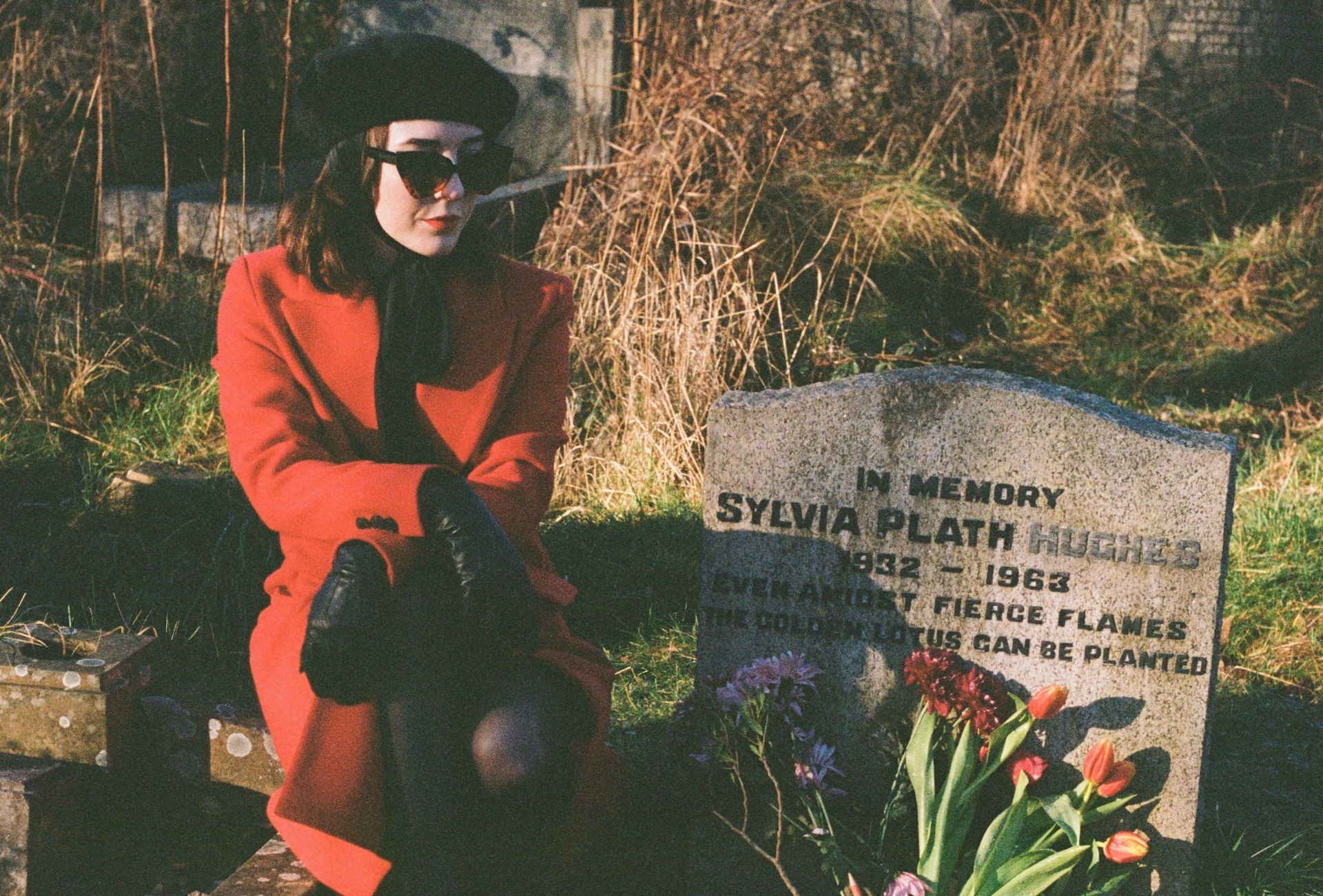 A special pilgrimage to Sylvia Plath's grave