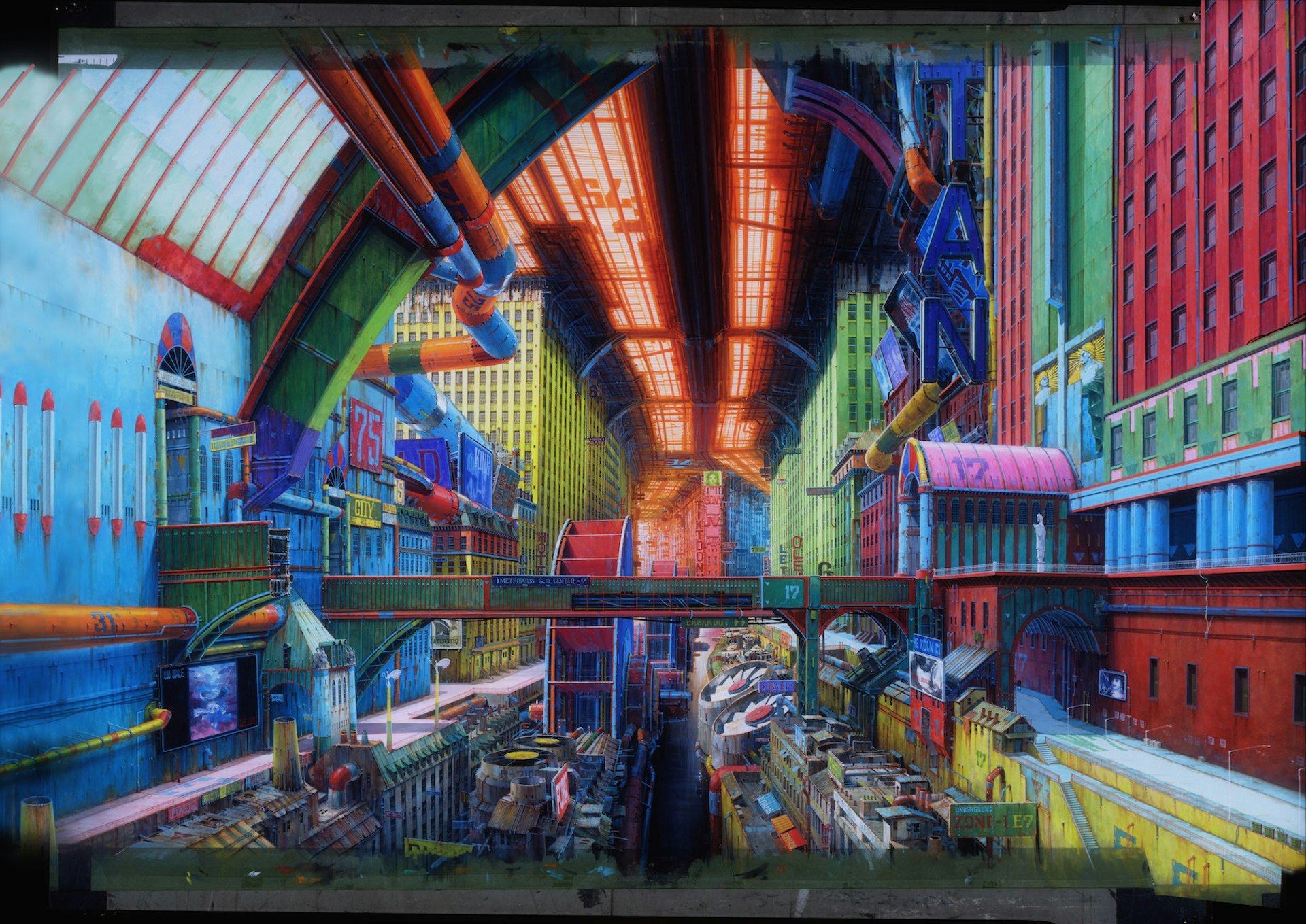 The dystopian megacities of anime architecture