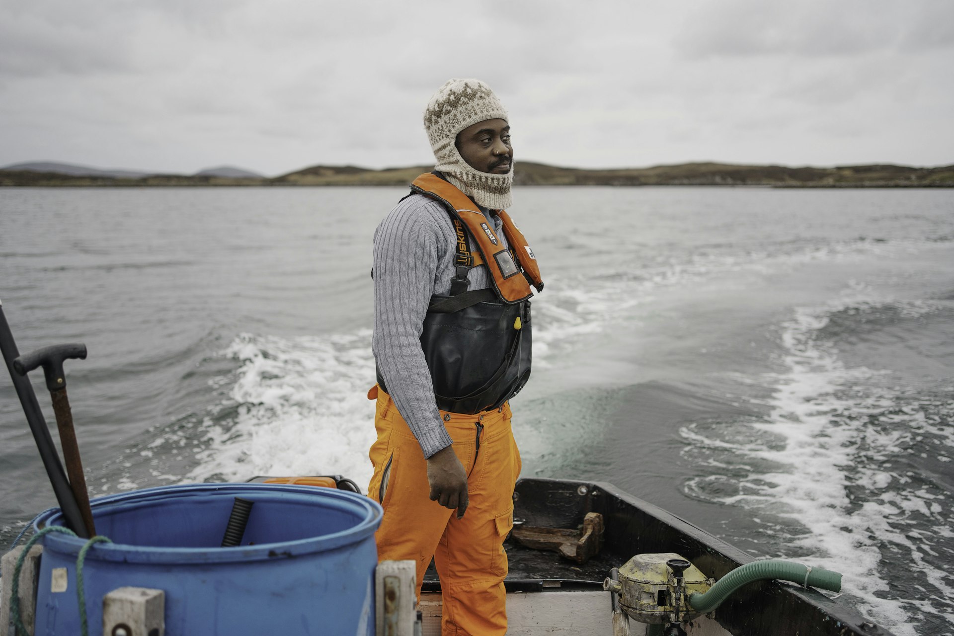 The Black seaweed farmer growing a new life on the Scottish Isles