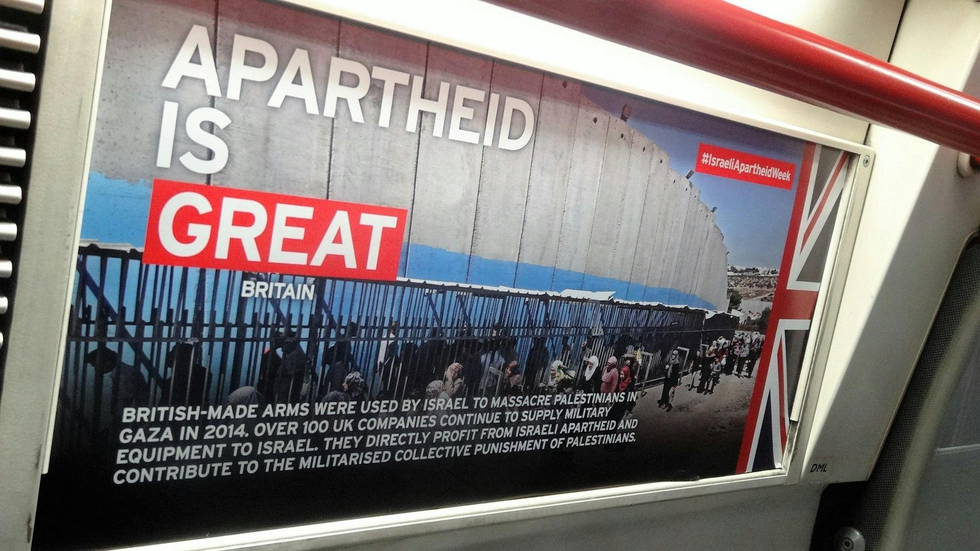 Activists highlight UK support for Israel’s illegal occupation of Palestine