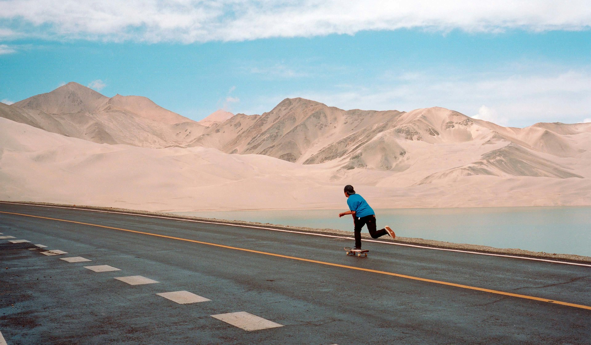 Skateboarding through China’s Wild West