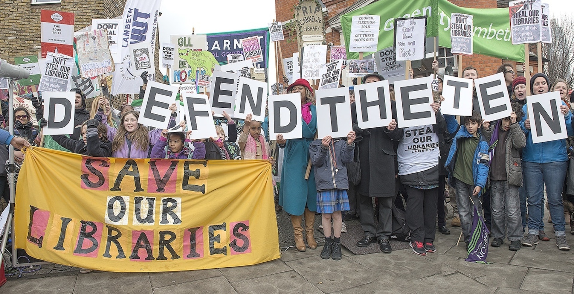 South Londoners have occupied a library to stop it closing