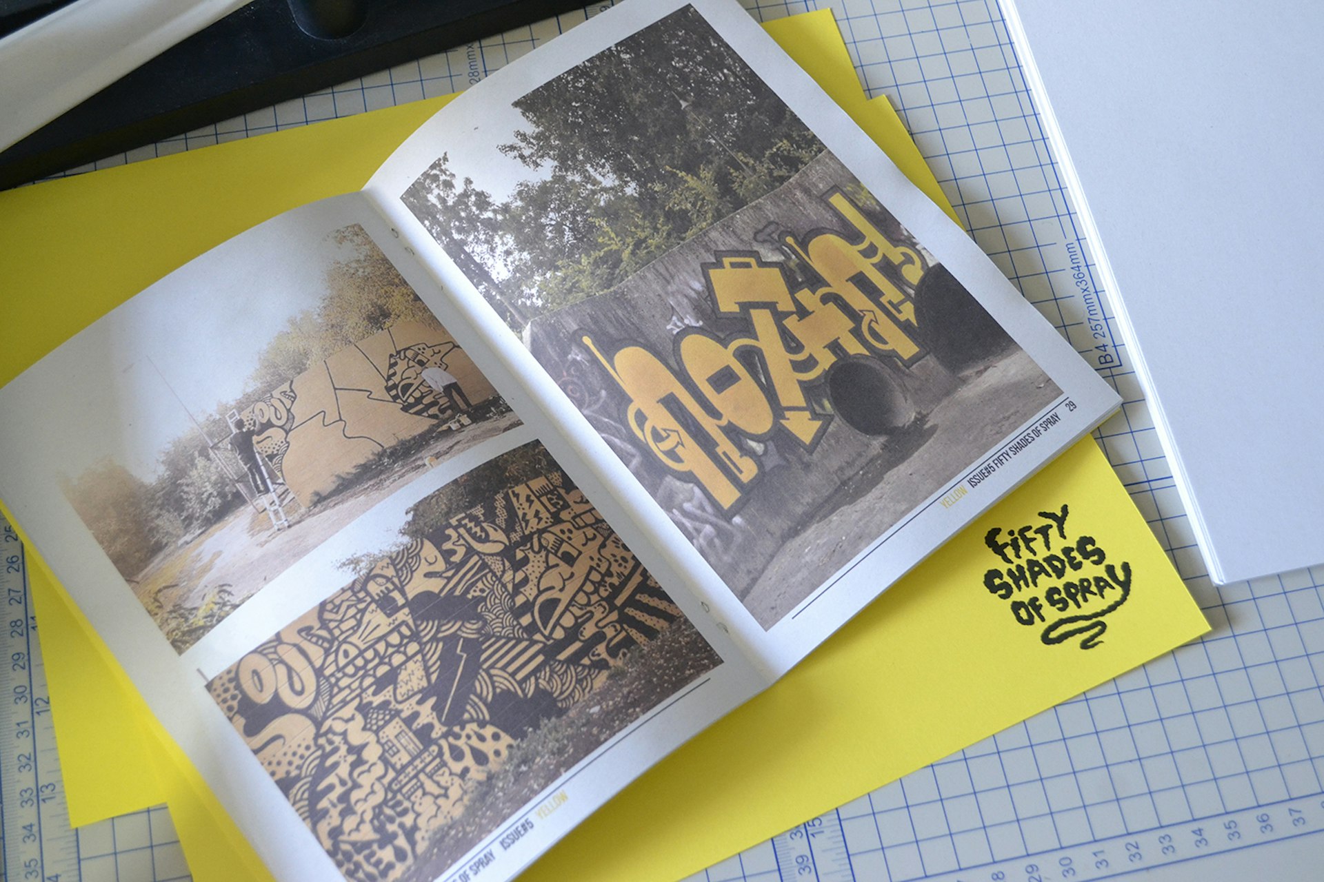 The zine exploring the world's graffiti – one colour at a time