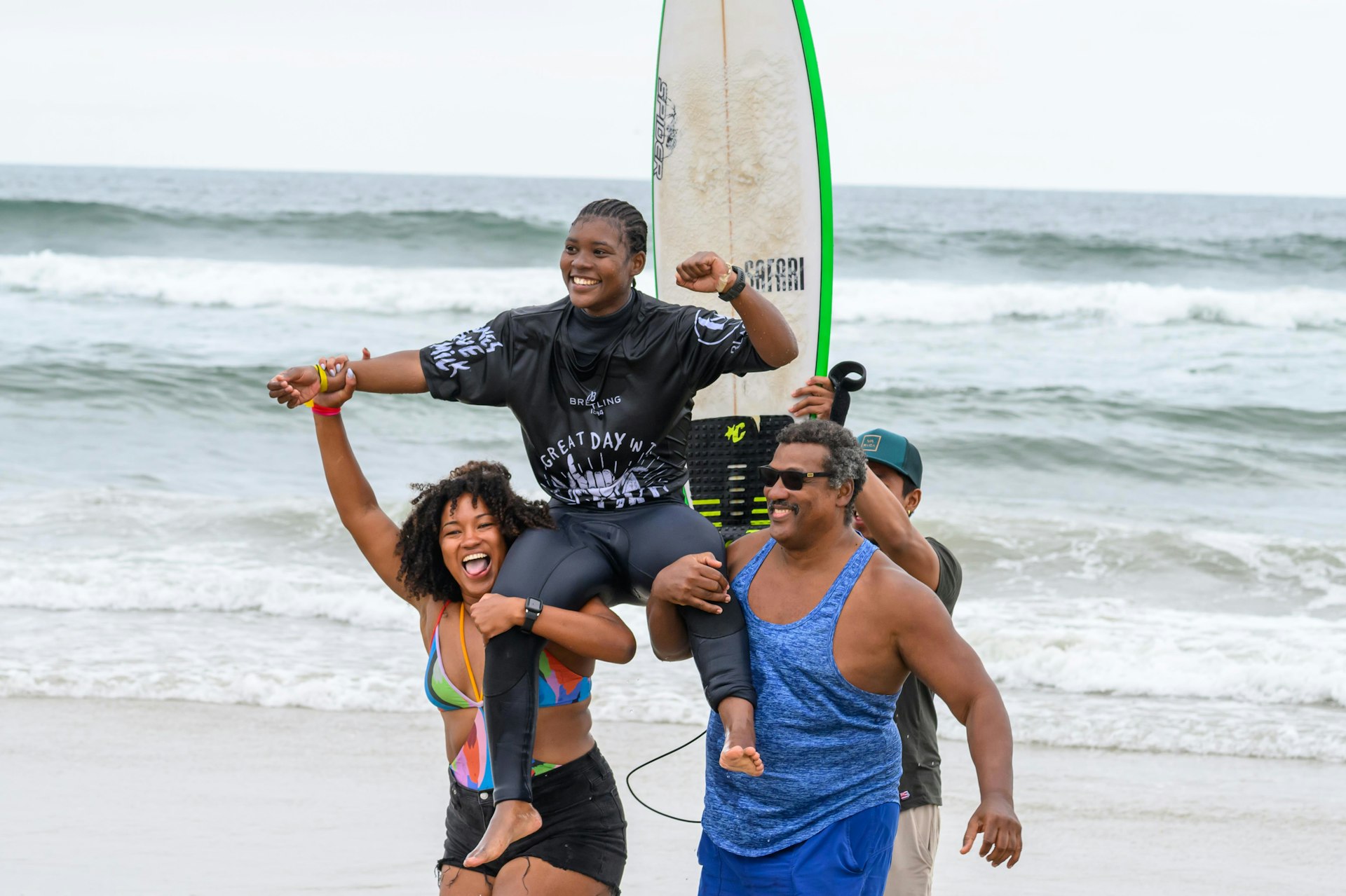 The Black surfers paddling out for the love of the ocean