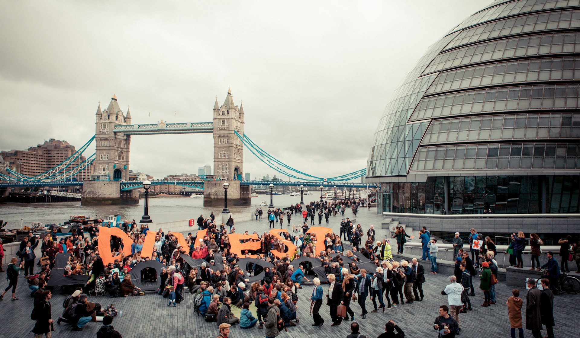 Climate change activists call on London to divest from fossil fuels
