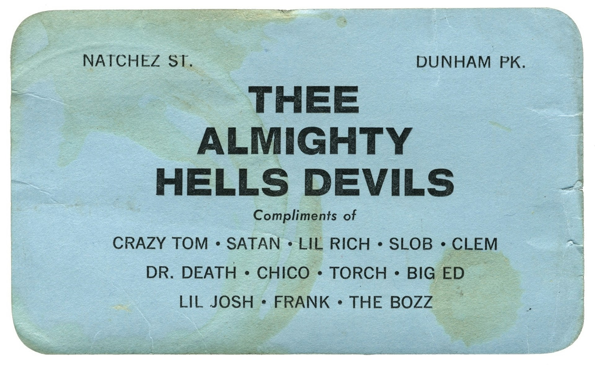 Unearthing the old business cards of Chicago gangs