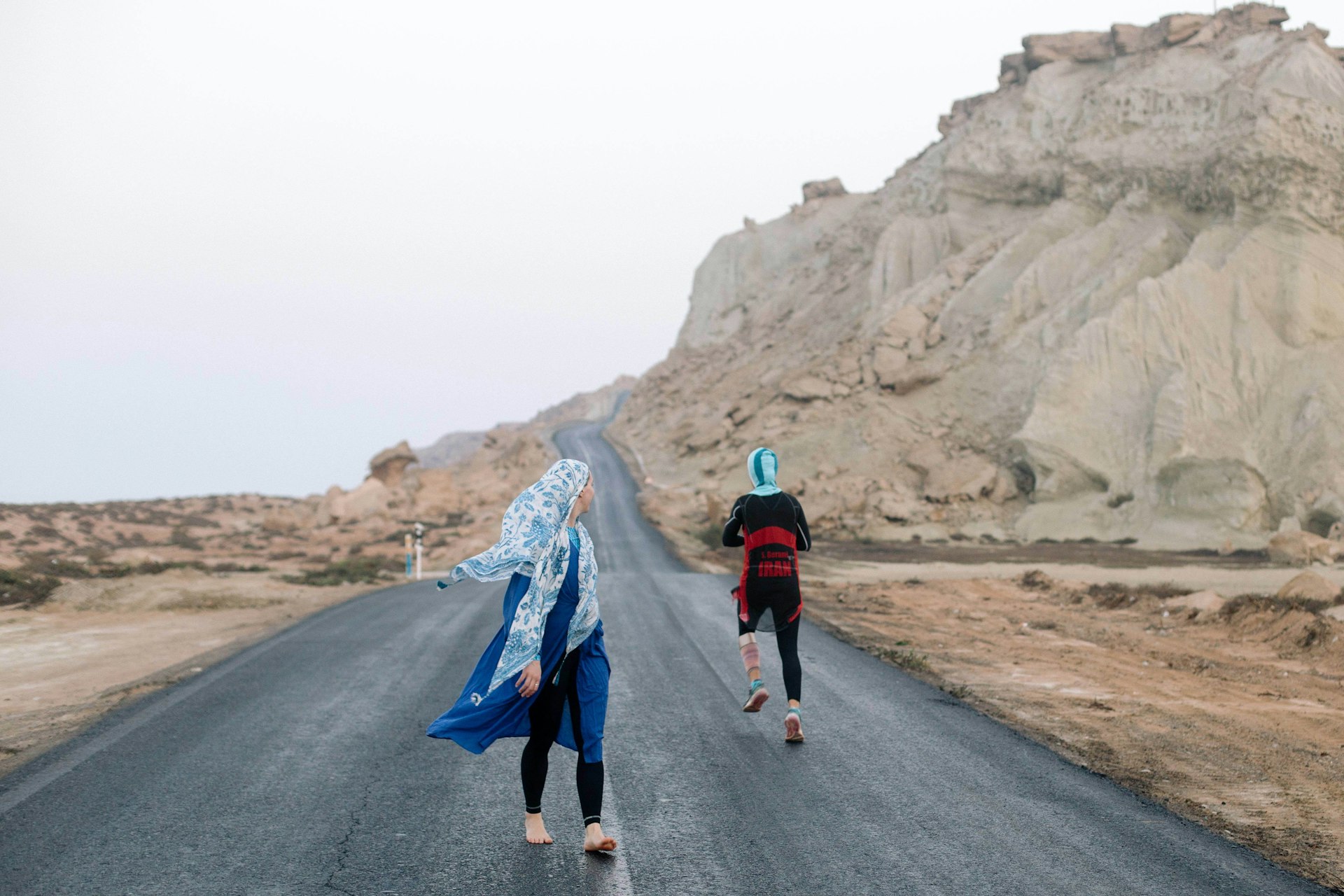 The pioneering female Iranian athlete taking on the world's toughest race