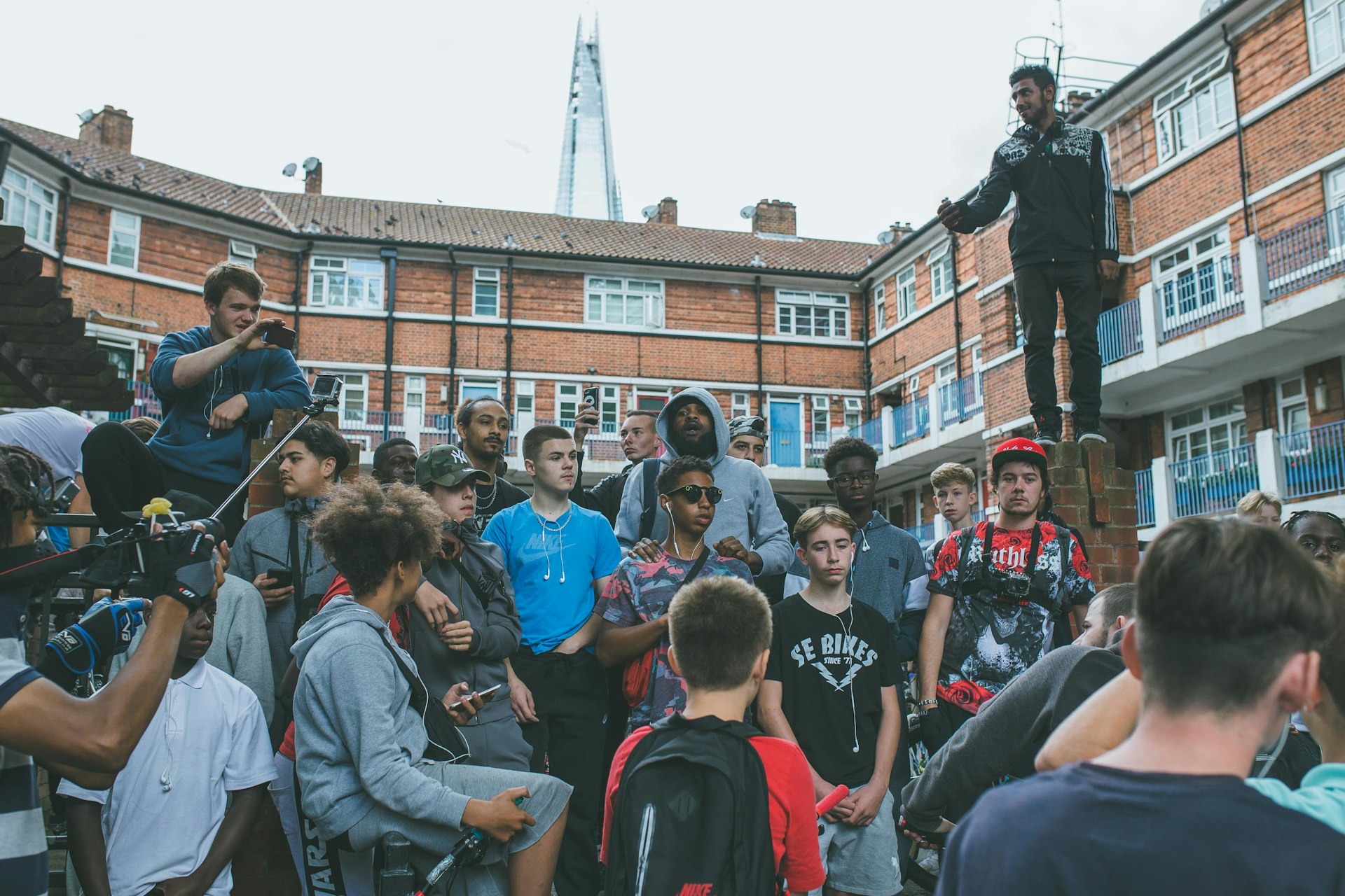 London’s young bike riders gather for moving Grenfell vigil