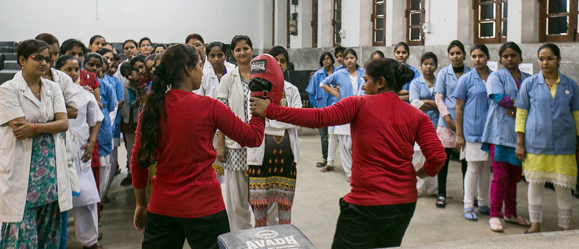 The Indian women learning to fight for survival