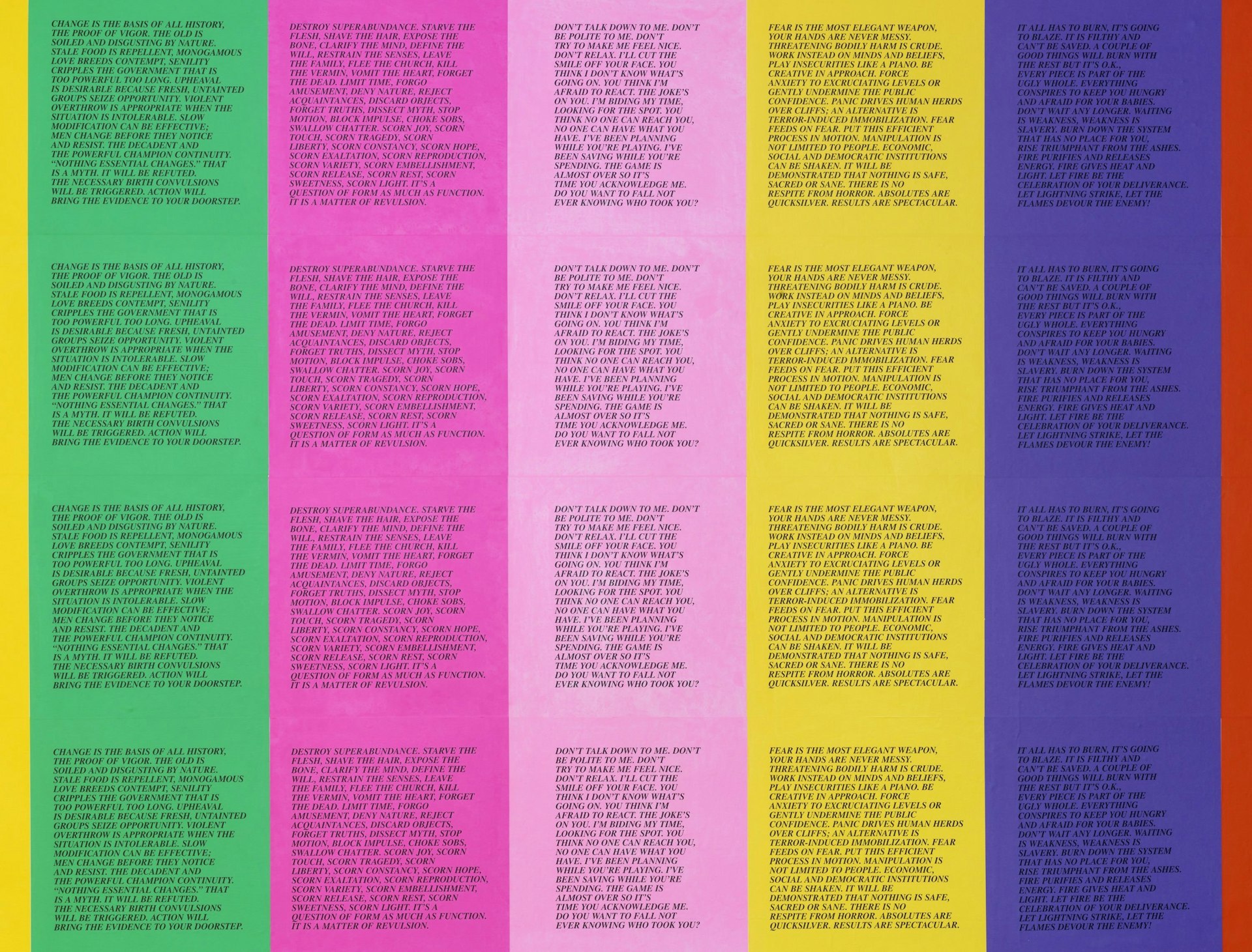 A new exhibition celebrates the radical power of text in art