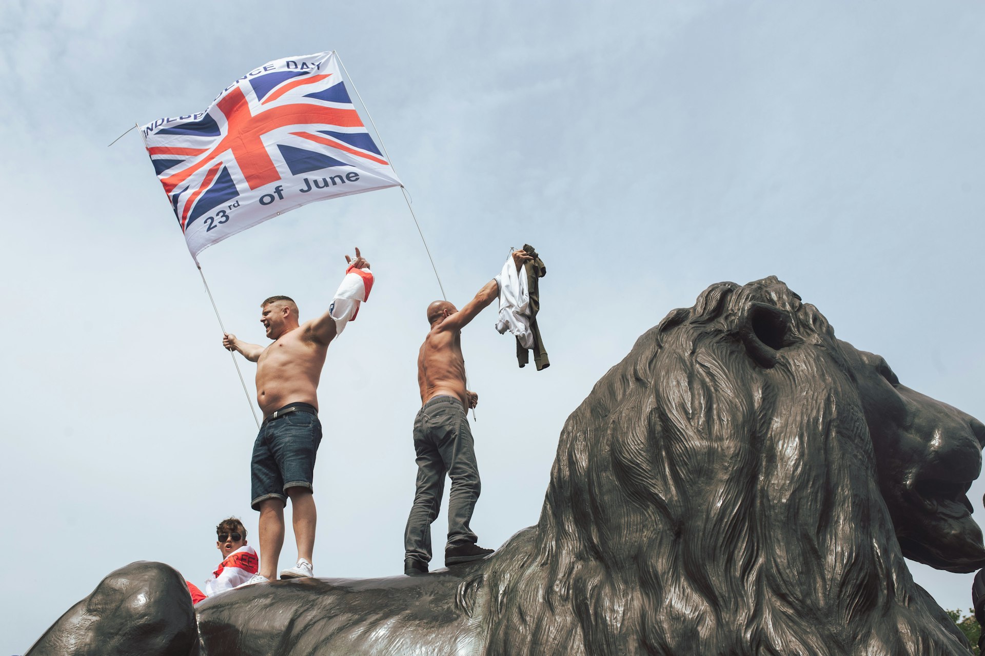 Photos from this weekend's far-right rally in London