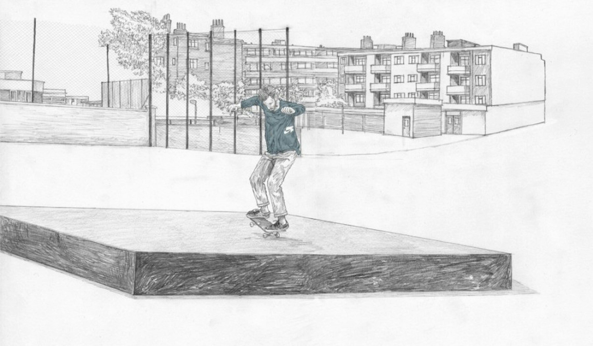 Artist Keith Watts pays tribute to London skateboarding