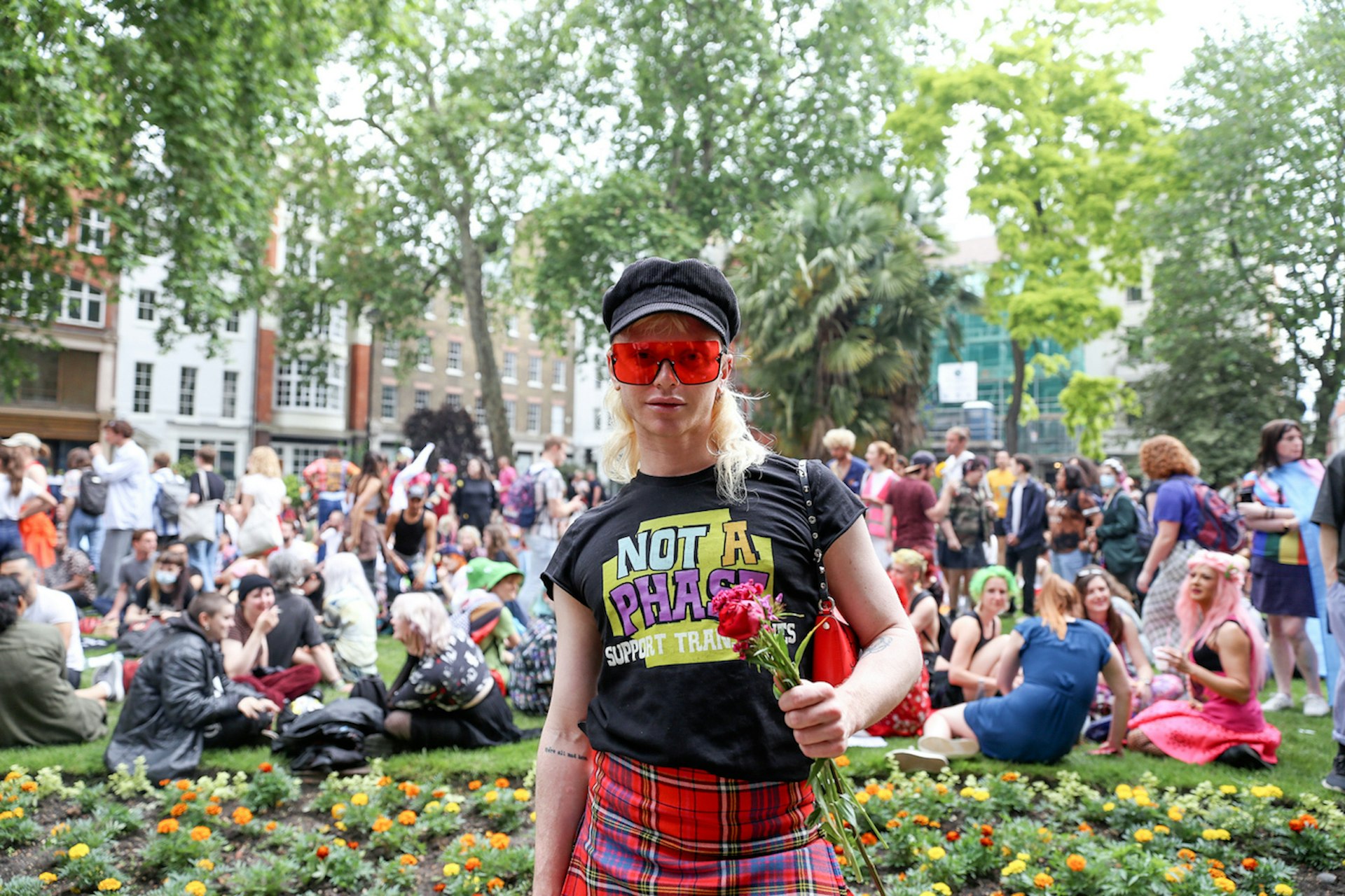 Photos from London’s joyous & defiant Trans+ Pride march