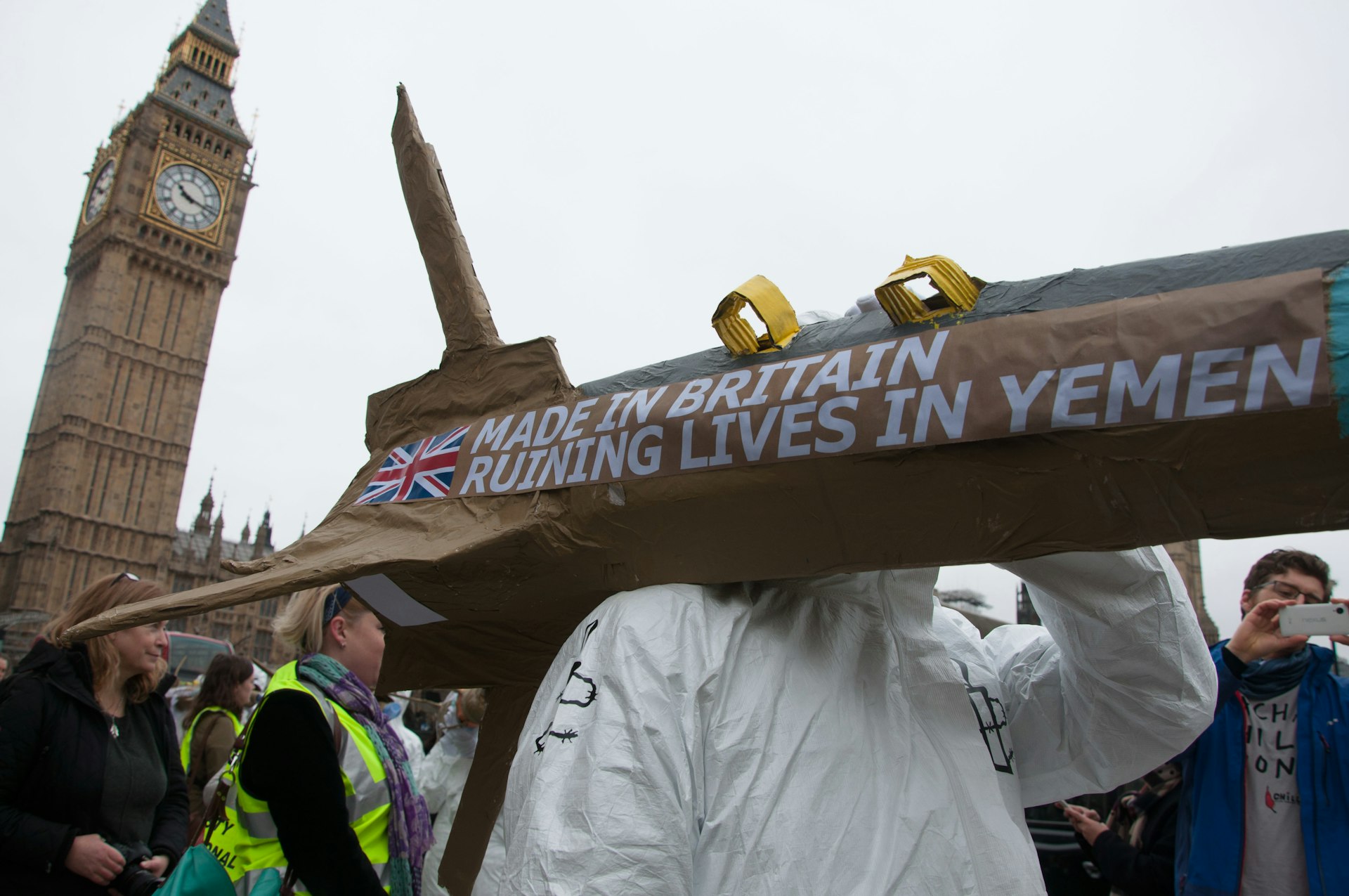 Five giant missiles have been delivered to Downing Street