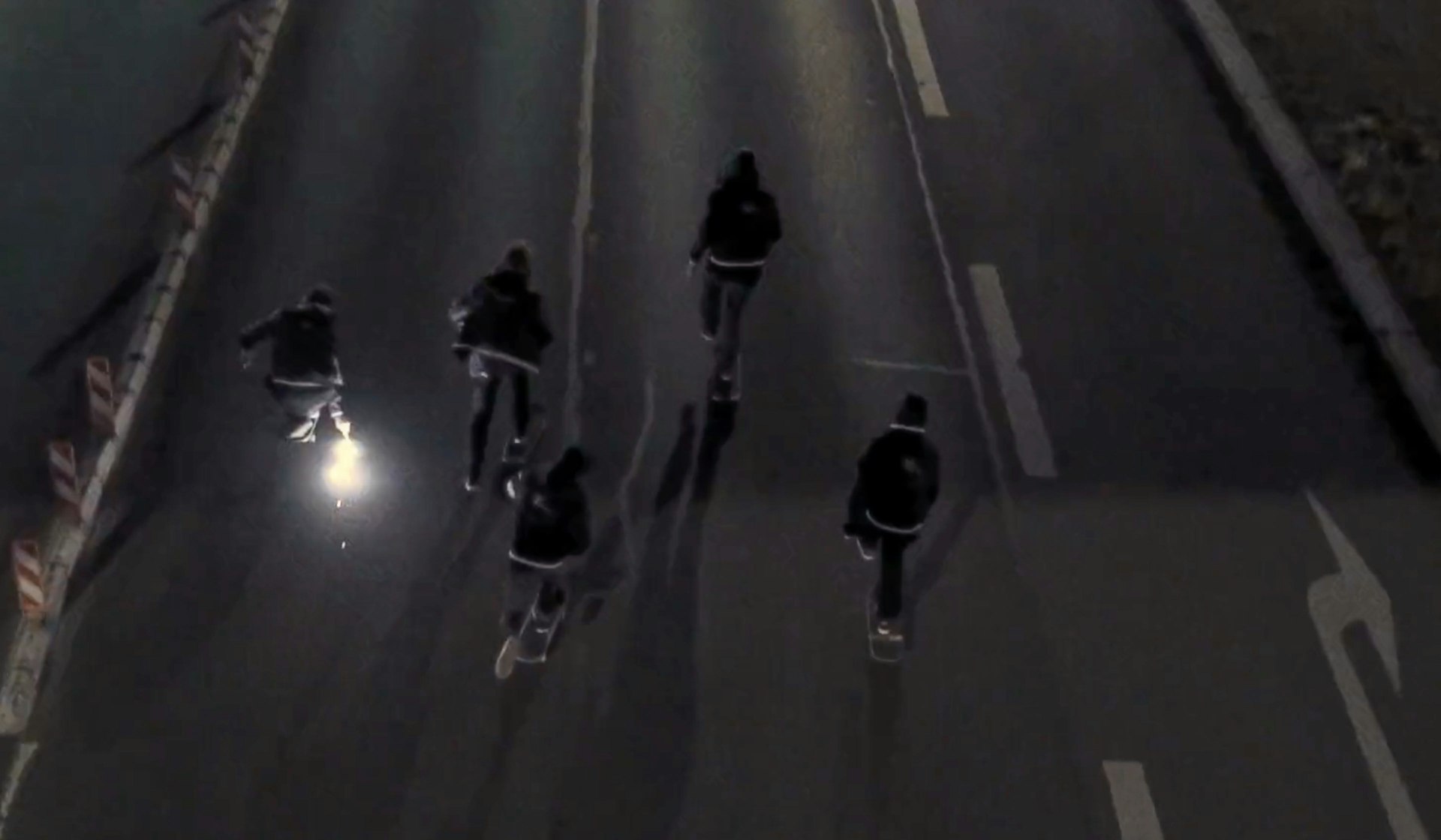 Video: Skaters take over the deserted, midnight streets of Dresden