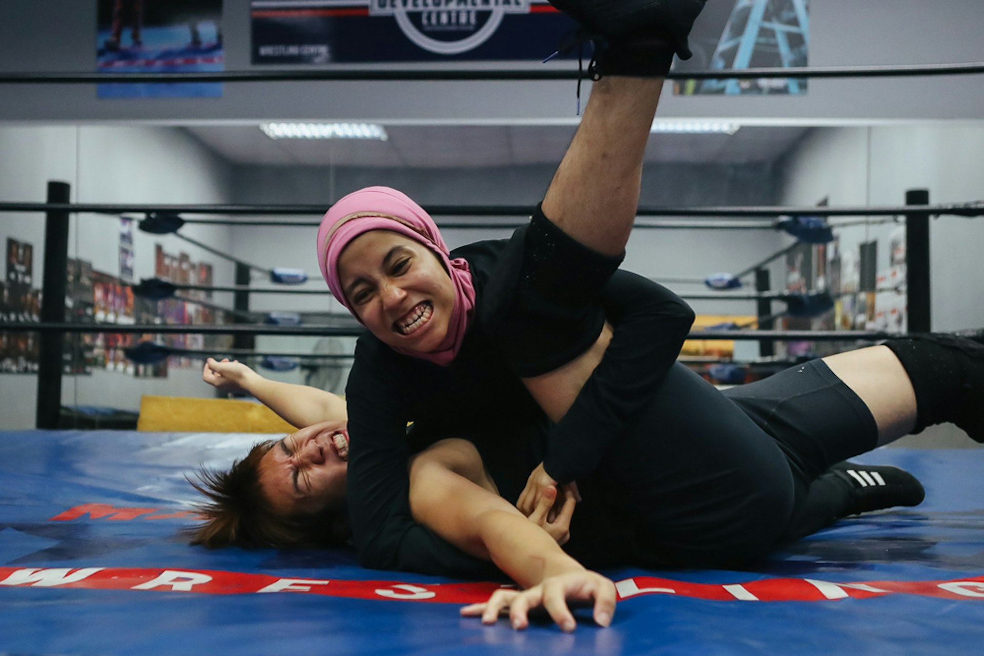 Meet the world’s first hijab-wearing champion wrestler