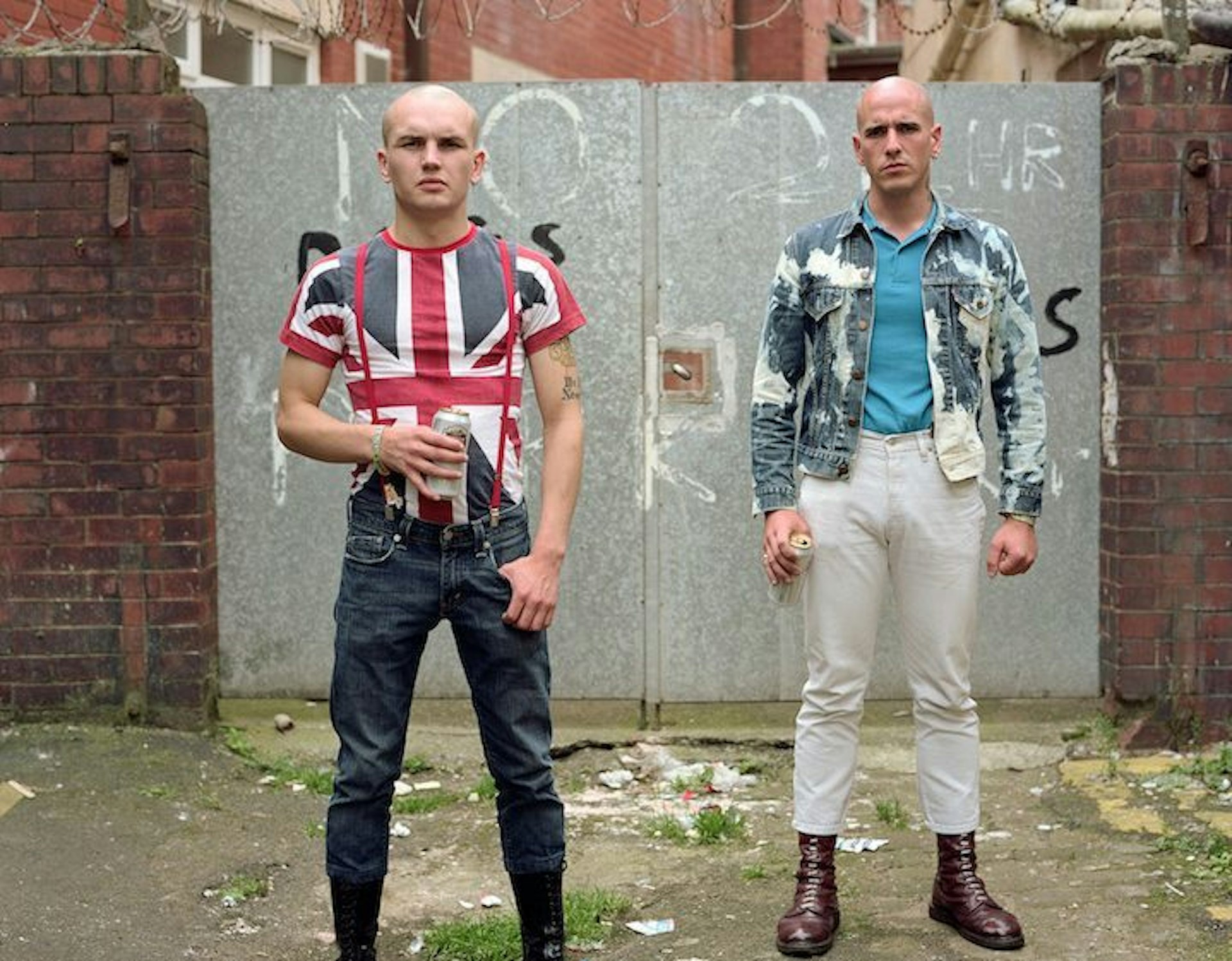 Photos showing a different side to skinhead culture today