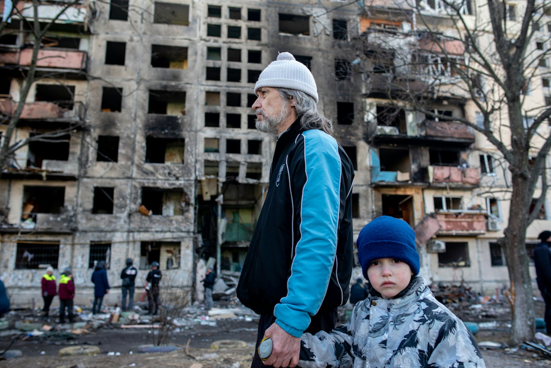 The devastation in Kyiv after Russia’s attacks on civilians
