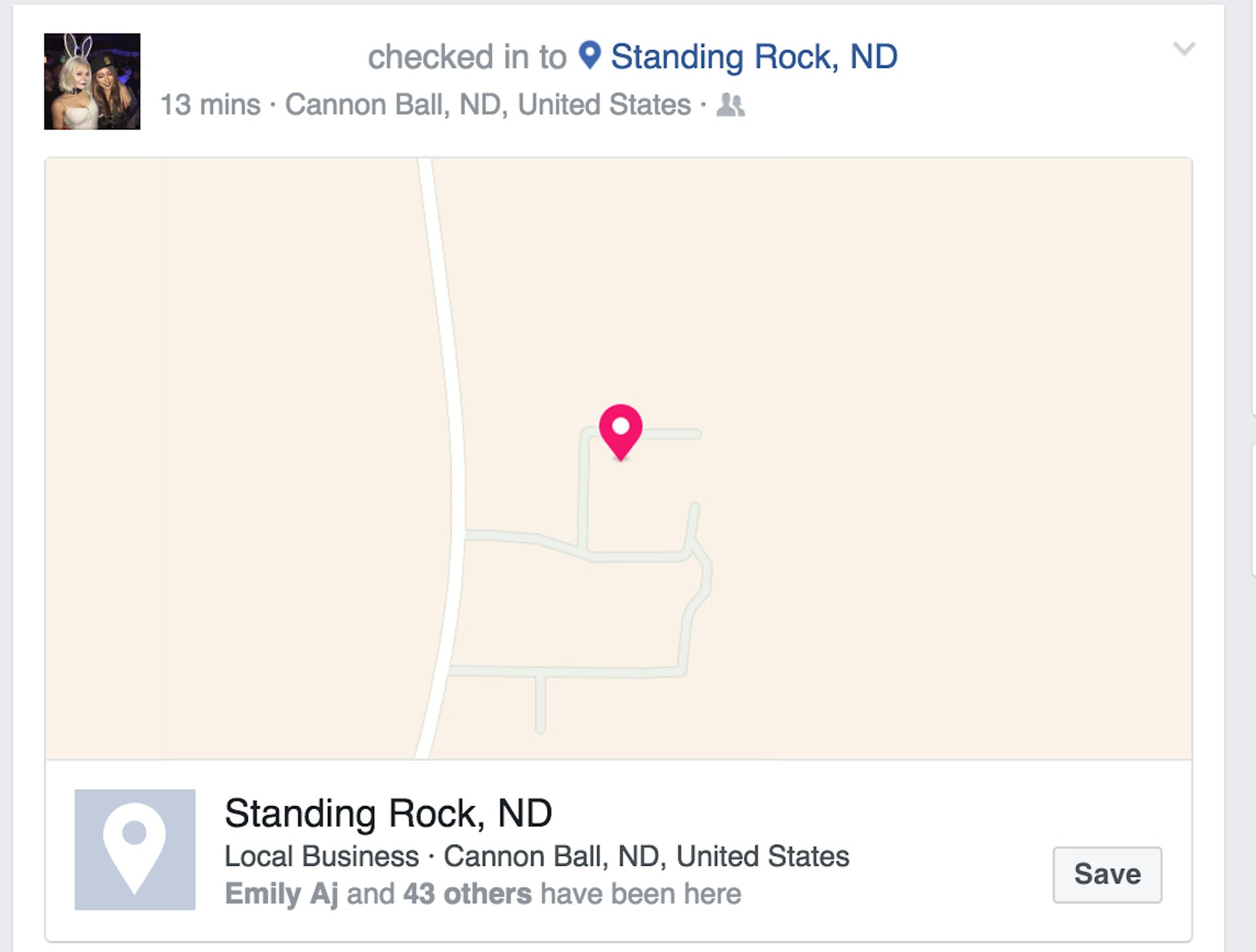 Standing in solidarity at Standing Rock