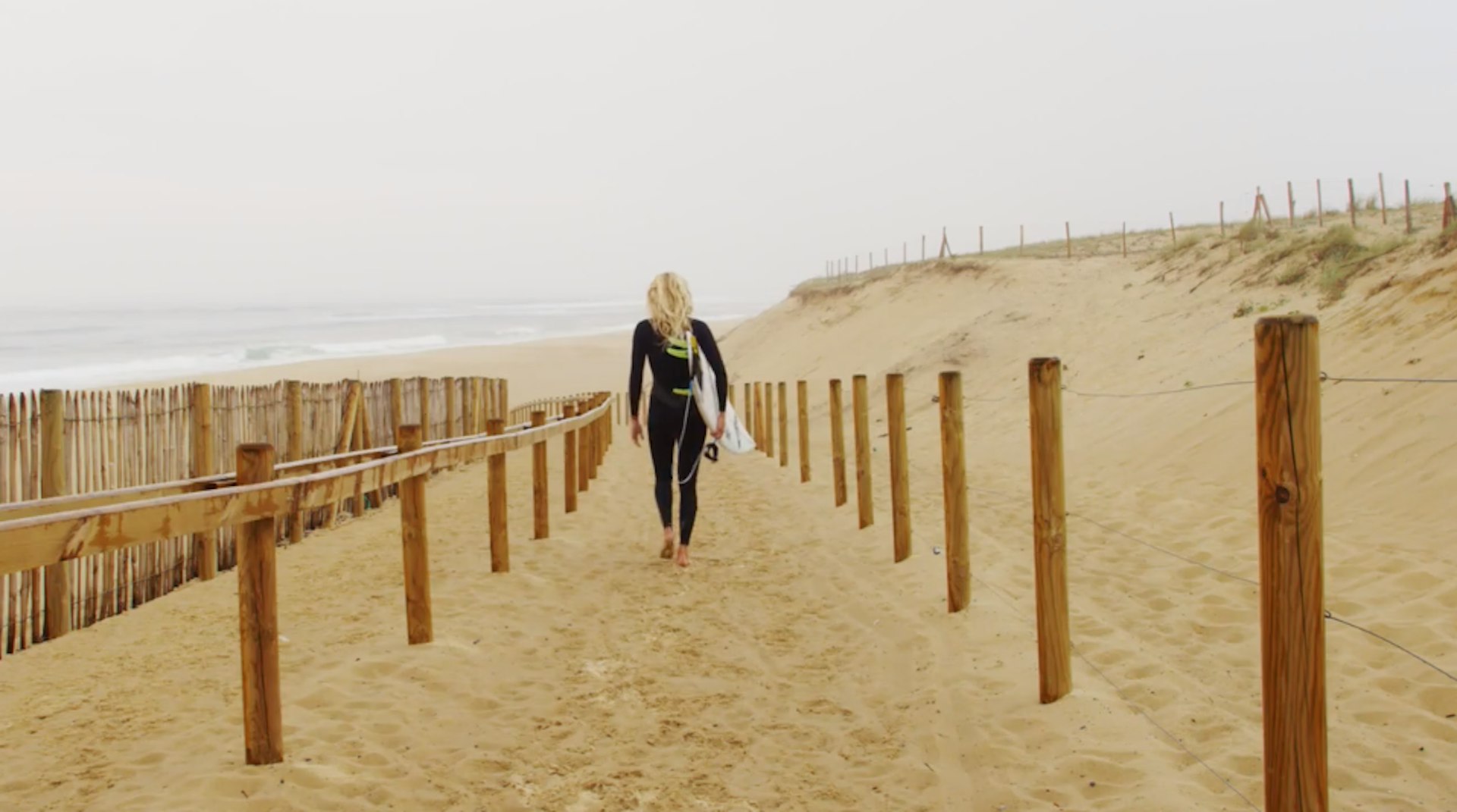 Stephanie Gilmore shines in cinematic new surf edit shot in France