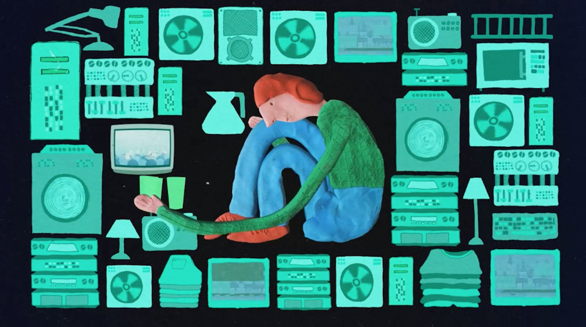 Incredible plasticine animation imagines the worrying effect of overpopulation