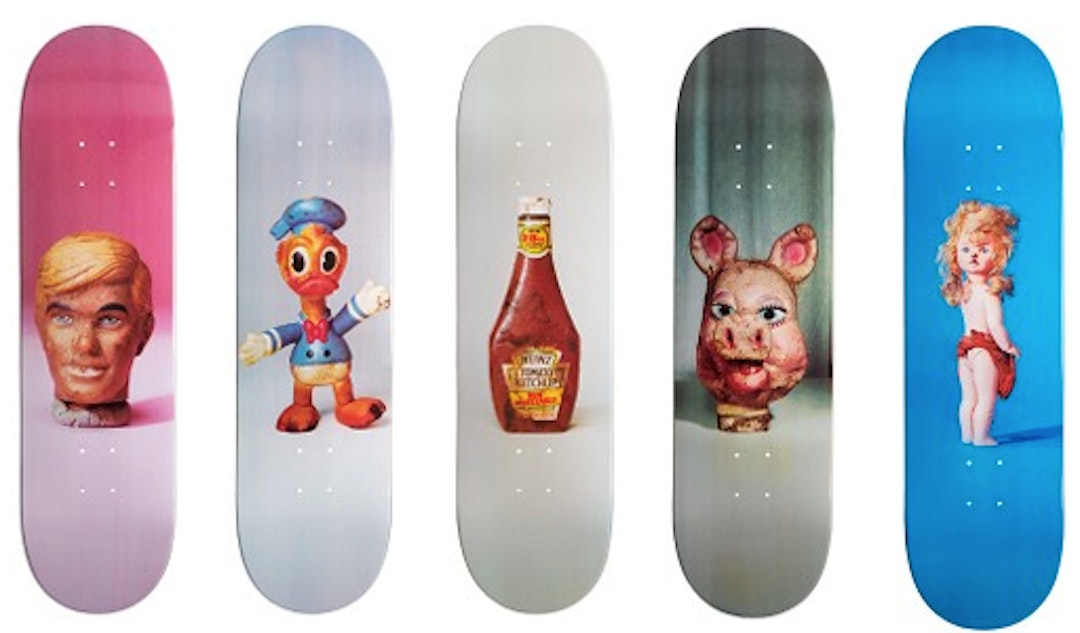 How do you feel about Paul McCarthy's poo-smeared skateboards for charity?