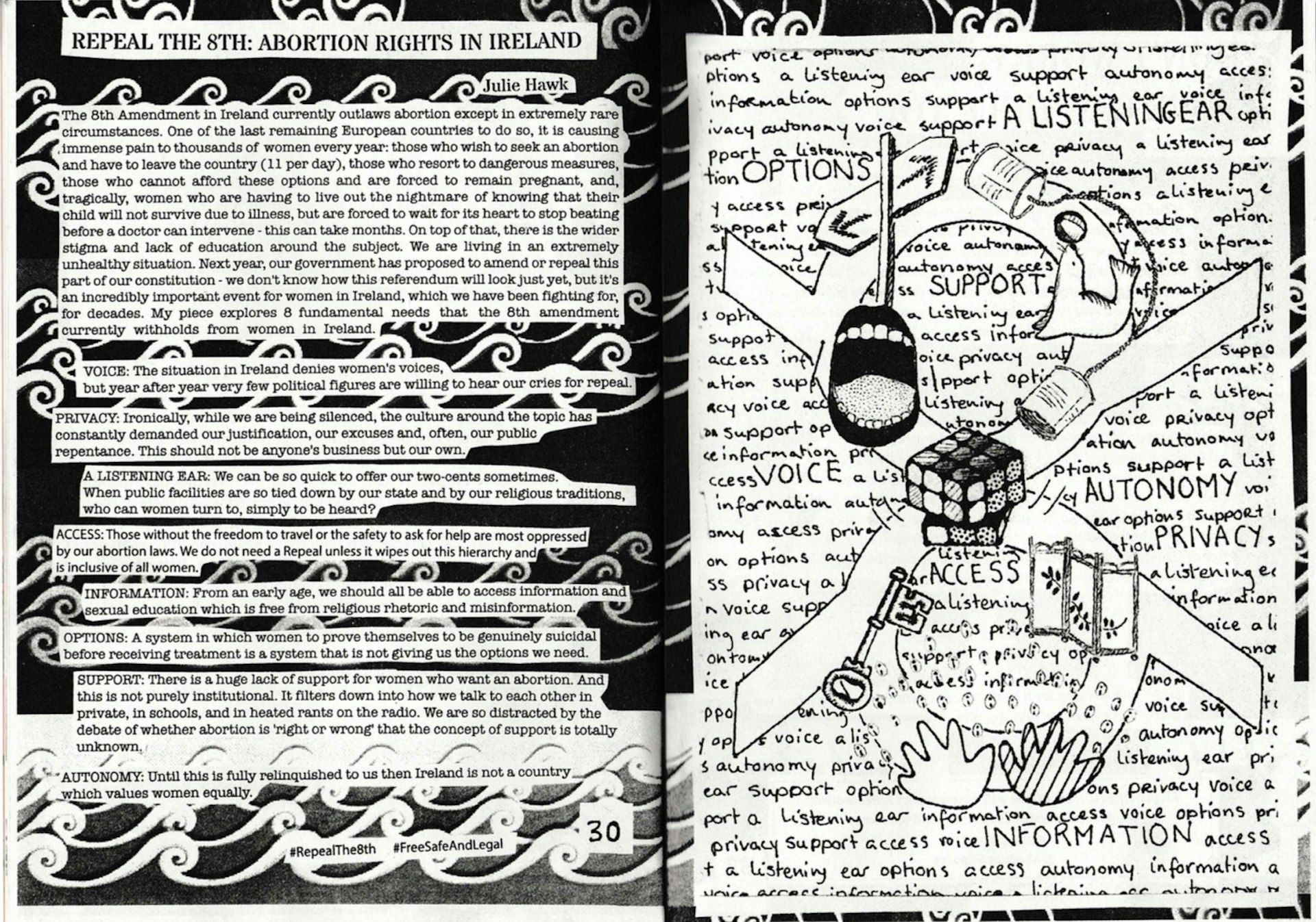 Read an extract from Dream Nails’ reproductive justice zine