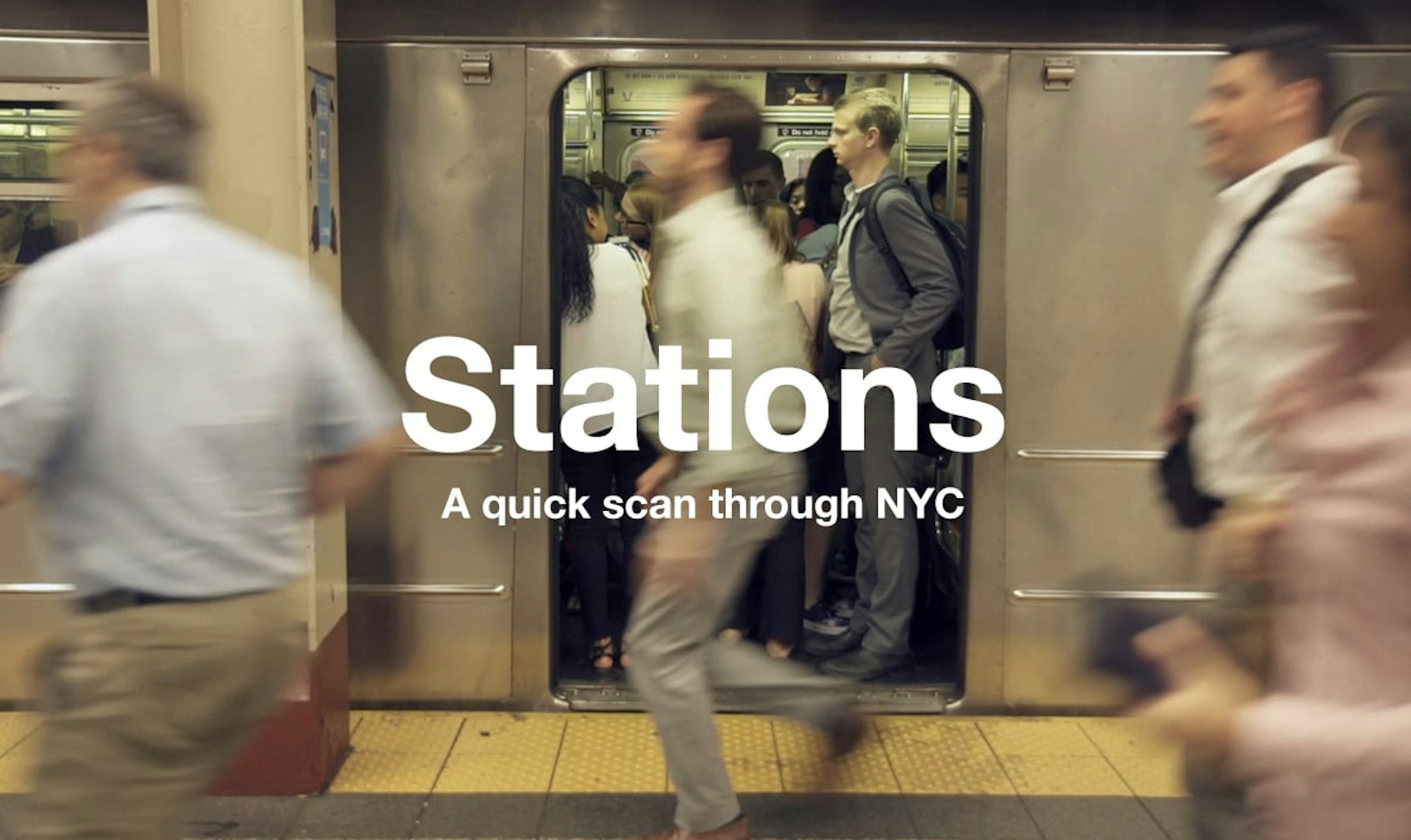 Video: A hundred stops on the New York subway in just two minutes