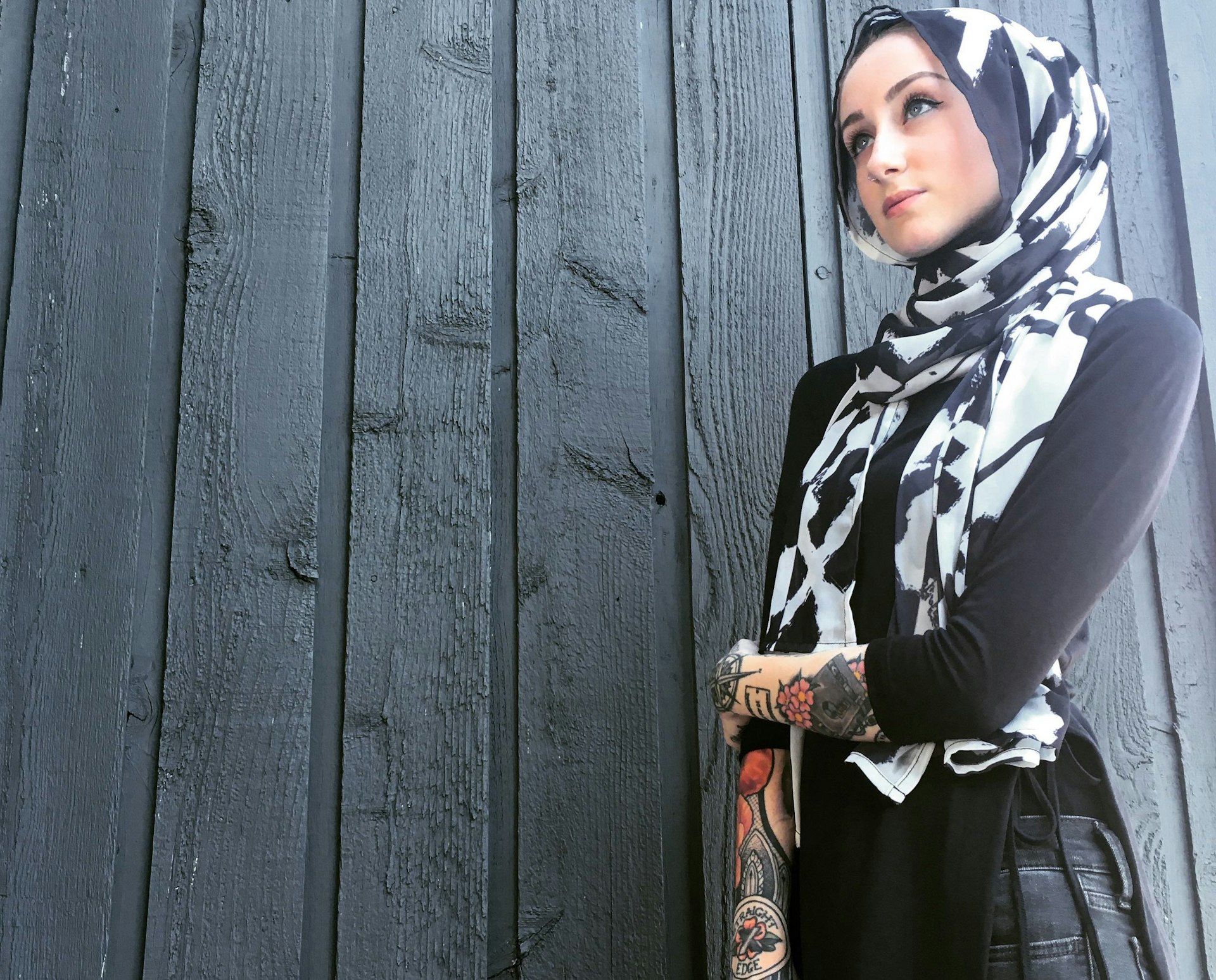 Confidently tattooed and unapologetically Muslim