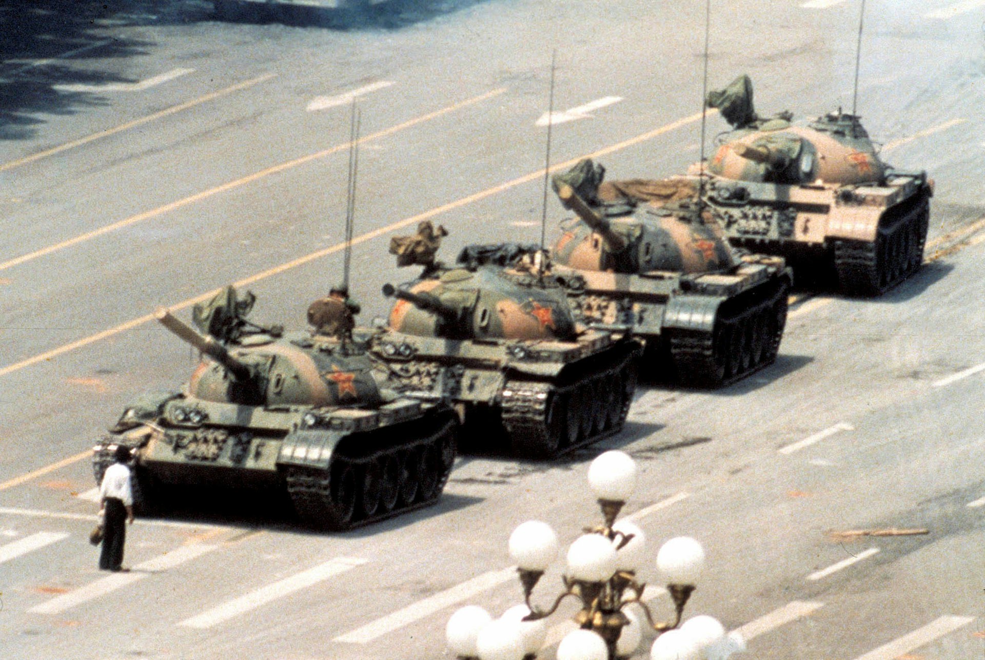 Tiananmen's Disappearing Tank man