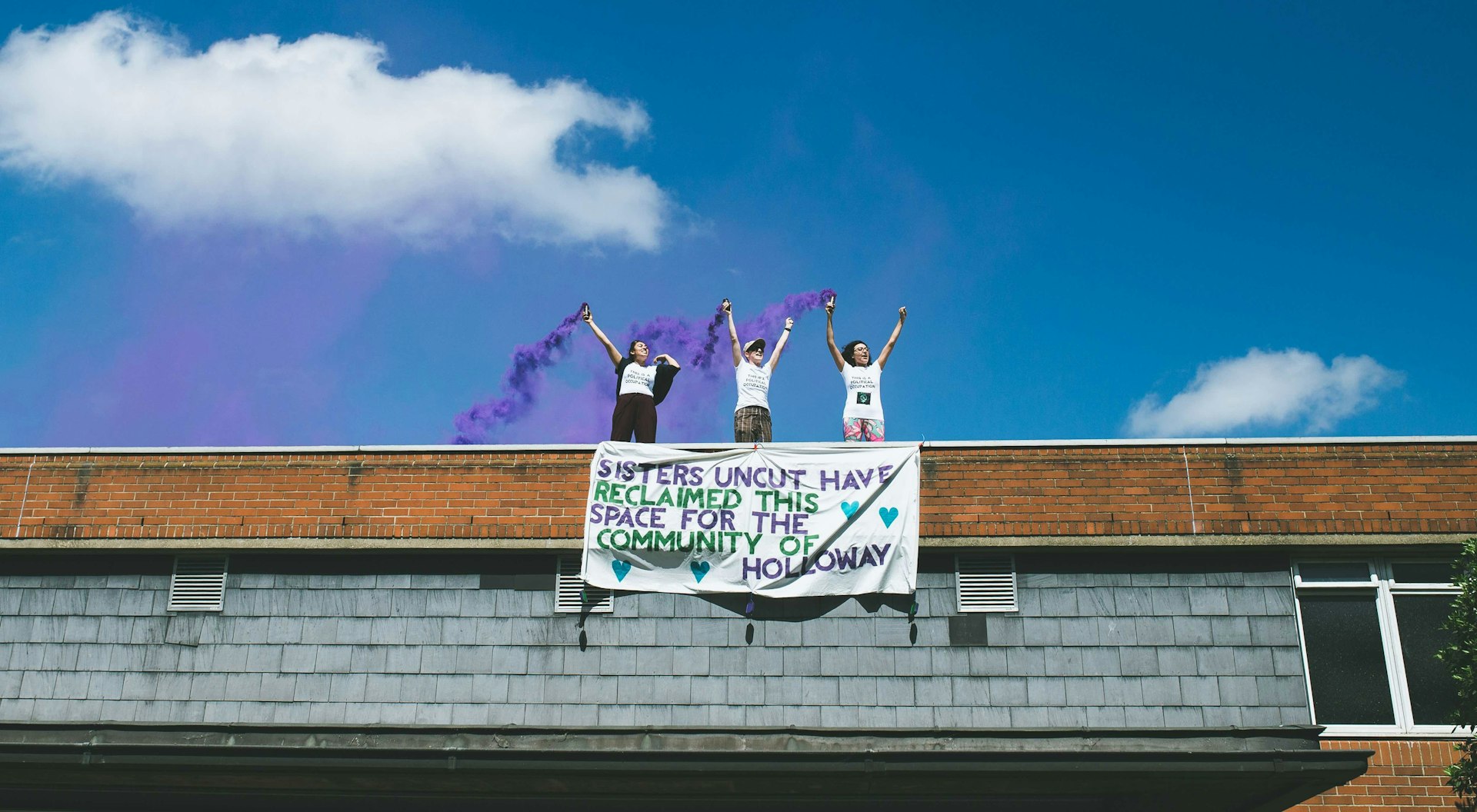 Activists from Sisters Uncut have occupied a London women's prison