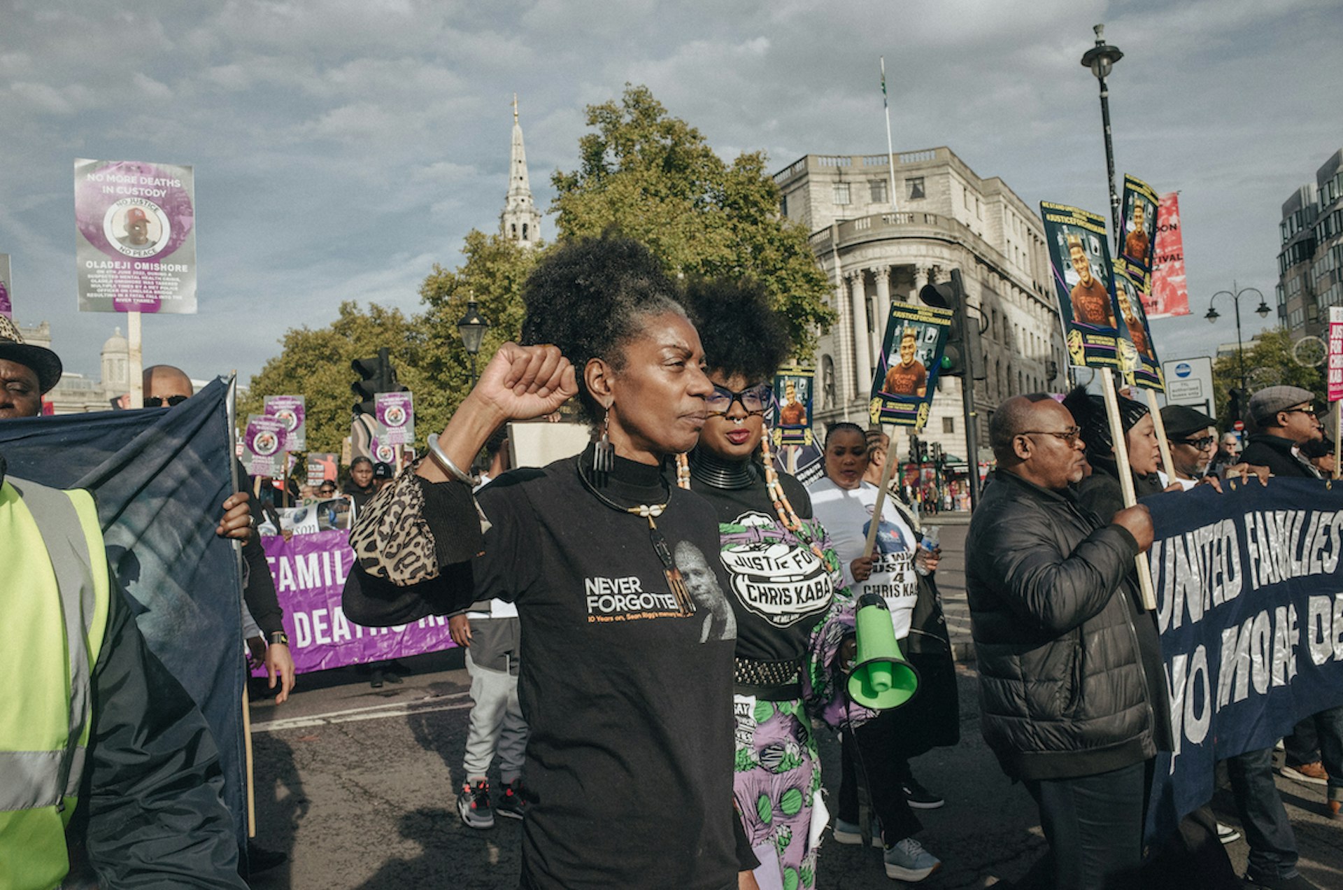 Thousands protest in London over deaths in police custody