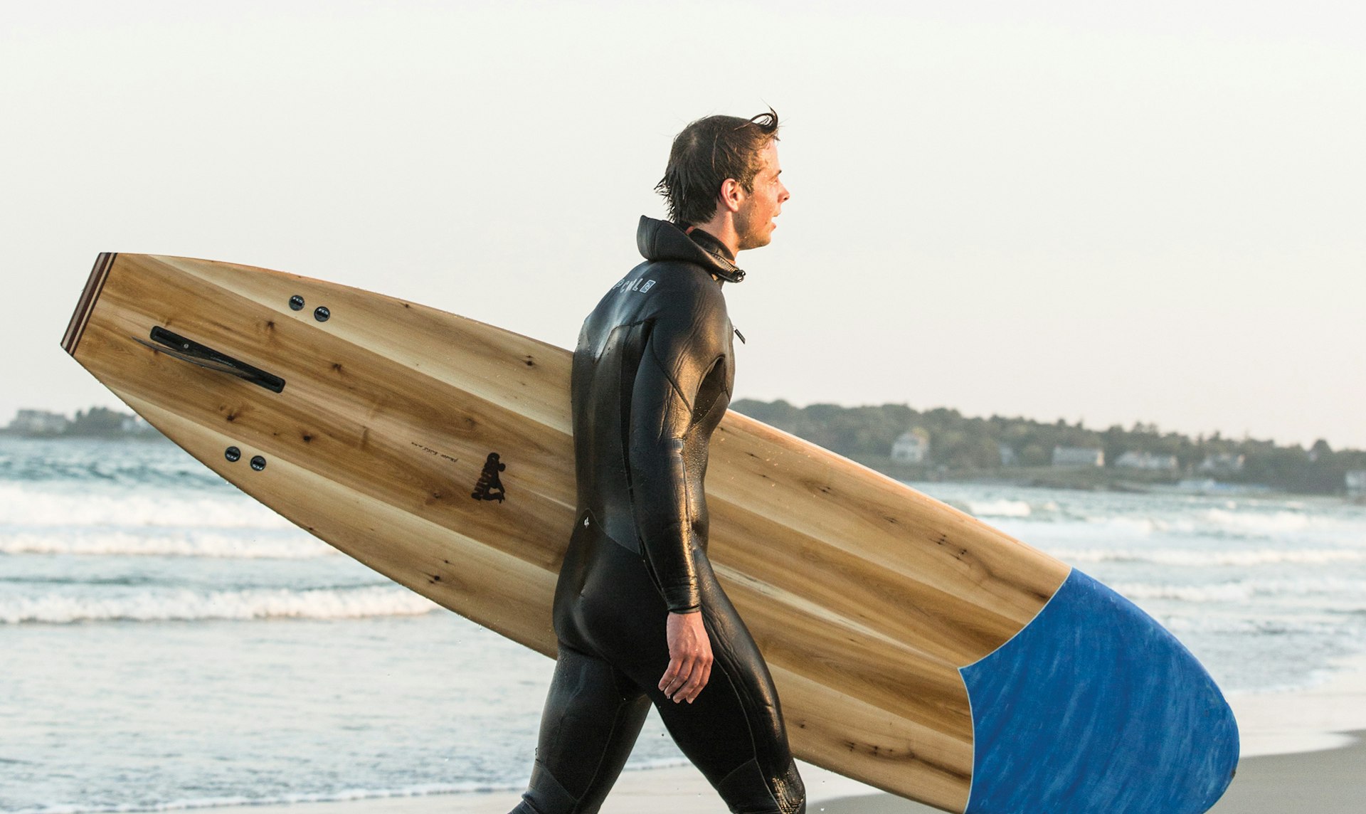 The Maine surfers embracing a self-sufficient, DIY lifestyle