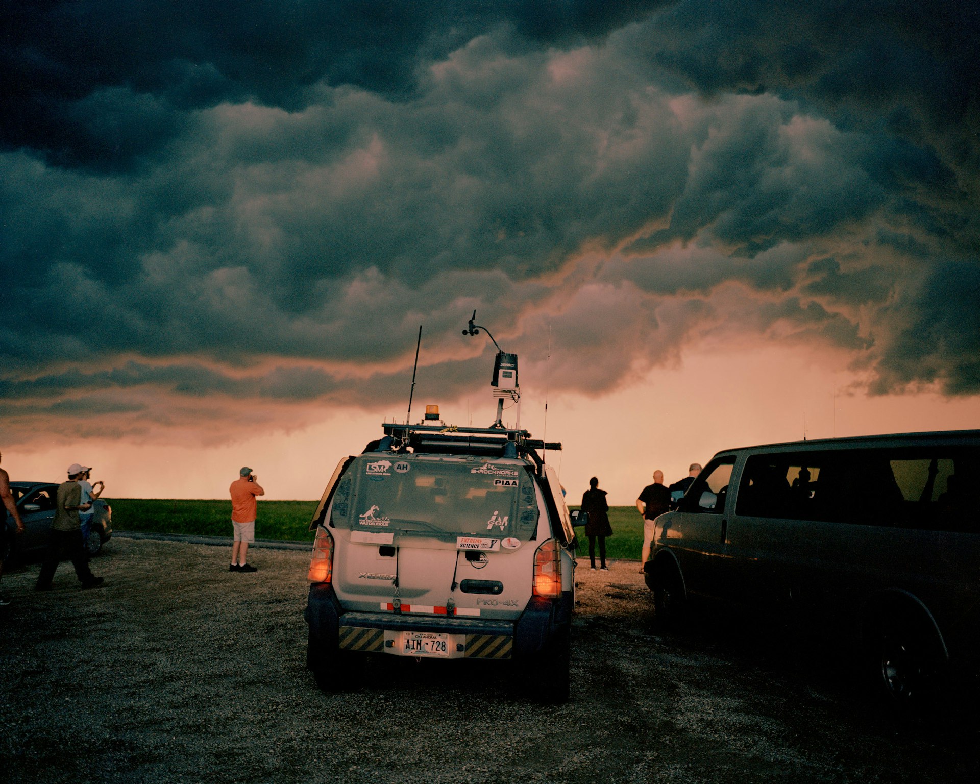 Hunting tornados in the American Midwest