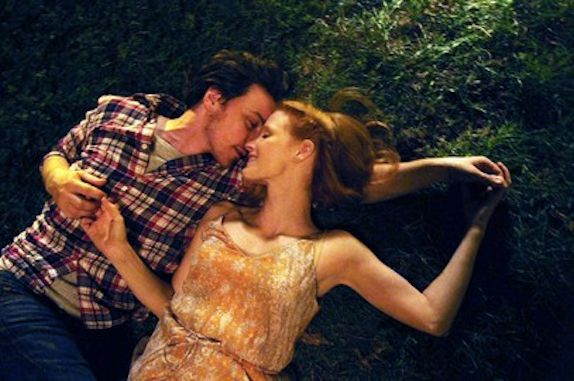 James McAvoy and Jessica Chastain in The Disappearance of Eleanor Rigby
