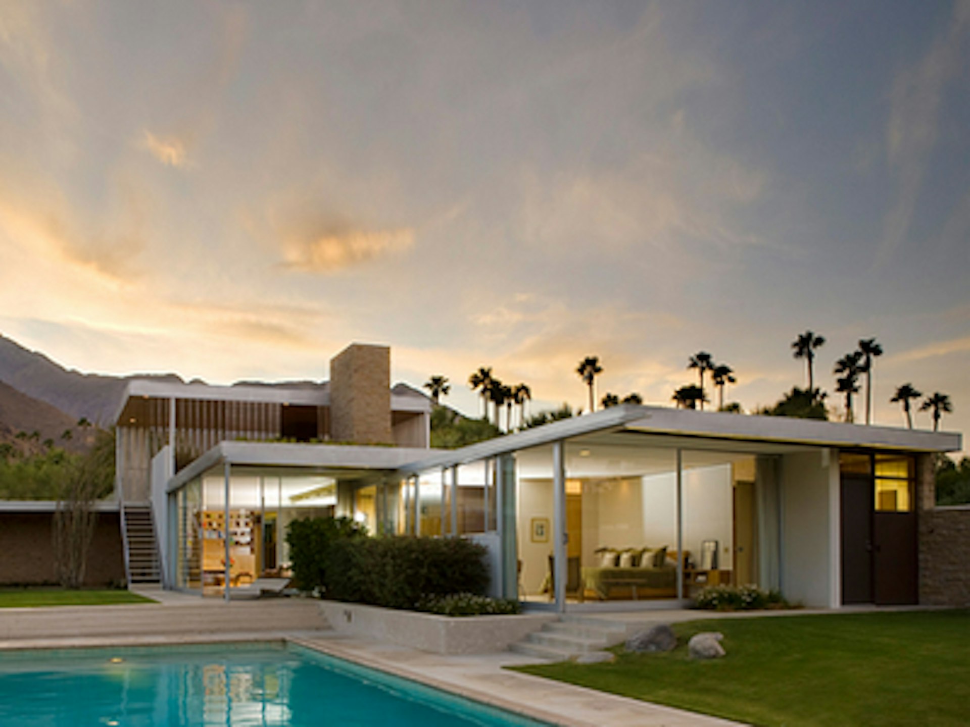 Kaufmann House, Palm Springs, California designed by Richard Neutra, 1946