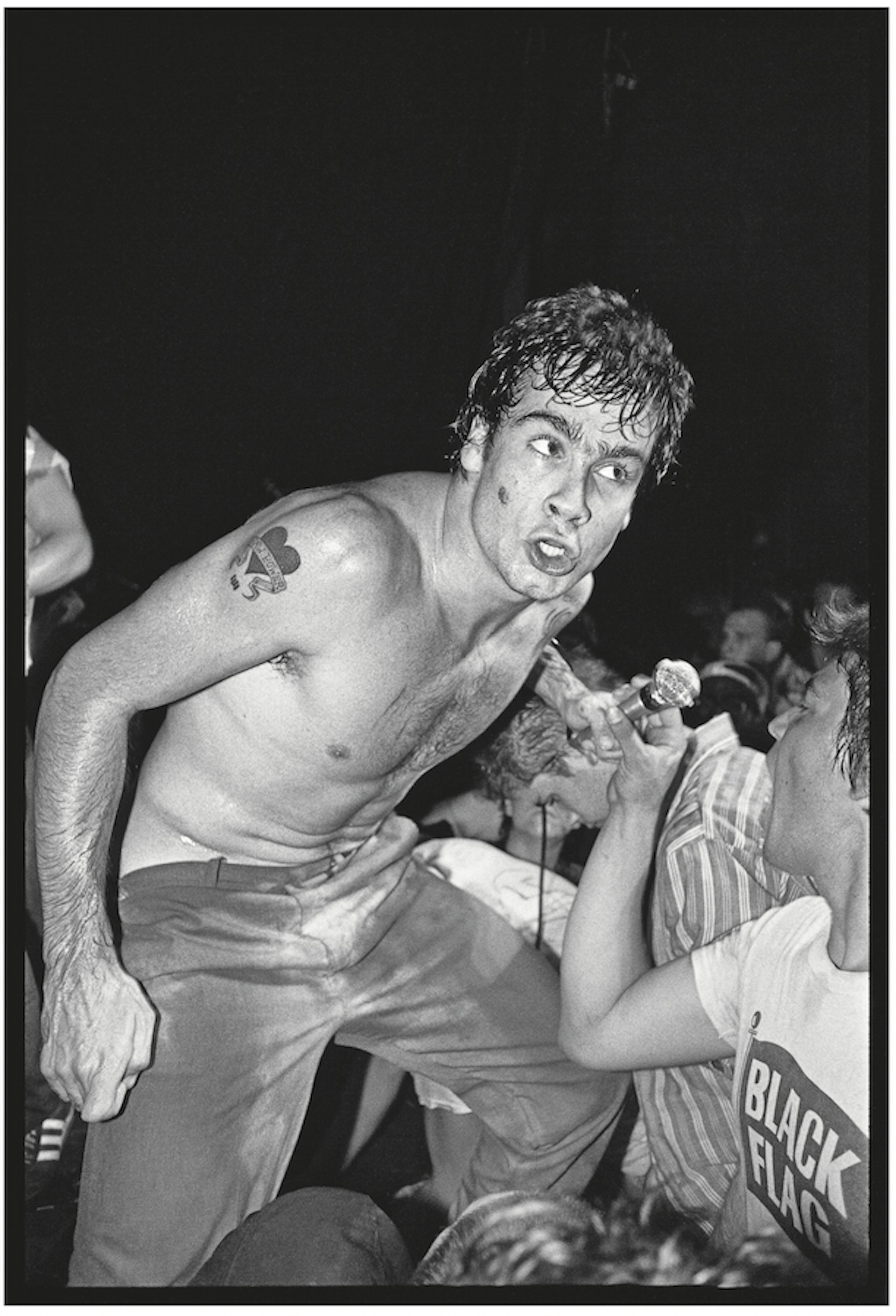 Henry Rollins of Black Flag, 1982.