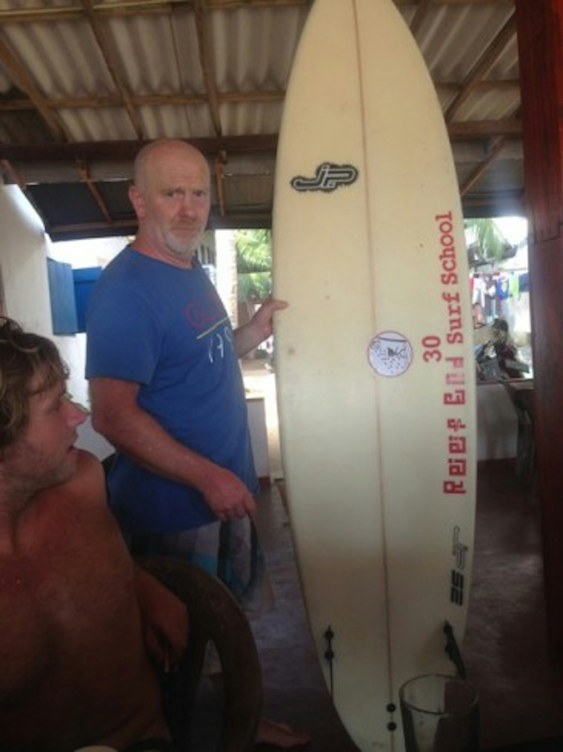 Shaper JP and the lost and found board