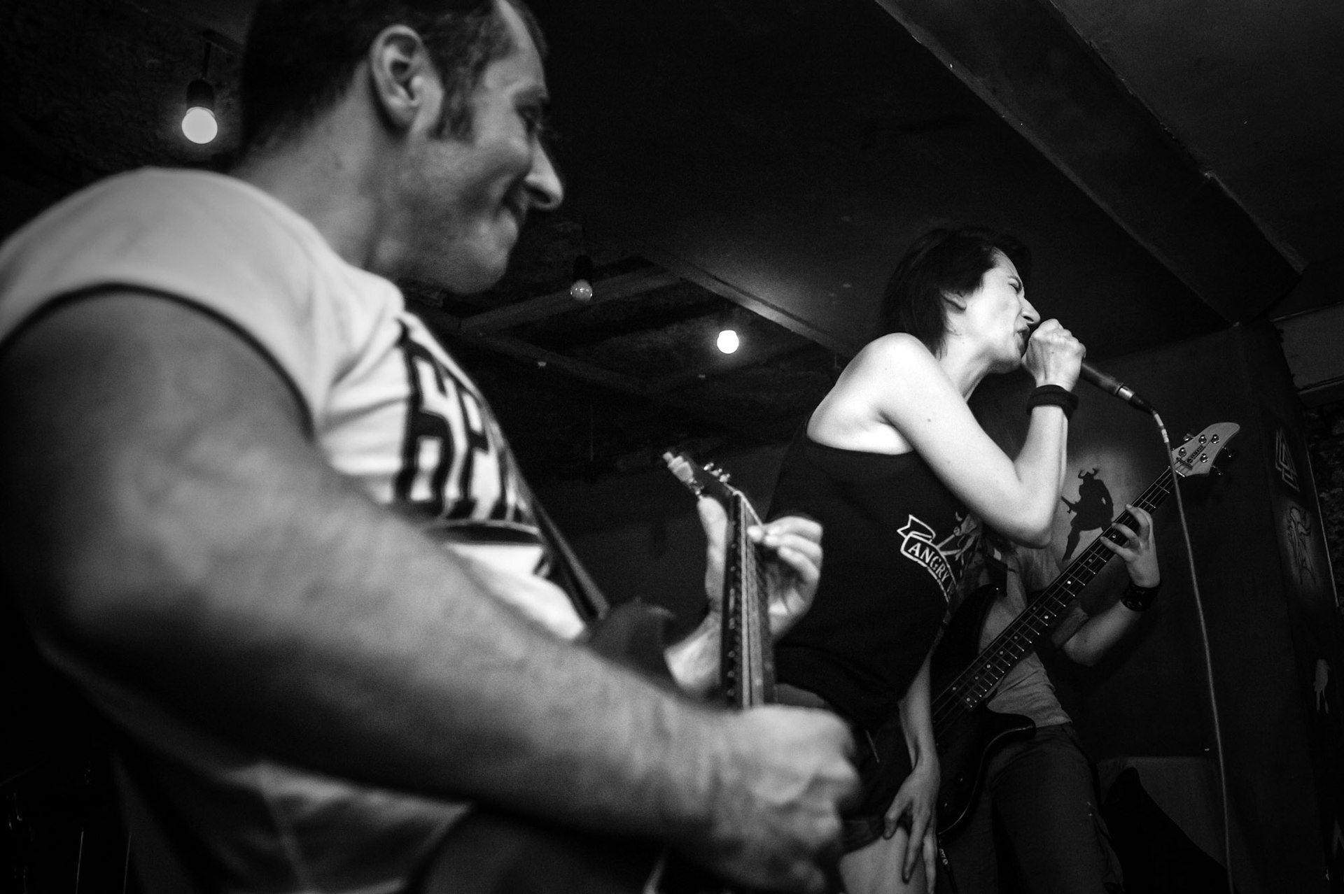 The Russian-Georgian punk band Catalina, formed last year, performs at the Valhalla Bar, also located in Tbilisi’s Old Town. It’s lead singer, Maria Pronchenko says the band’s songs are intended to encourage youth to think for themselves. 