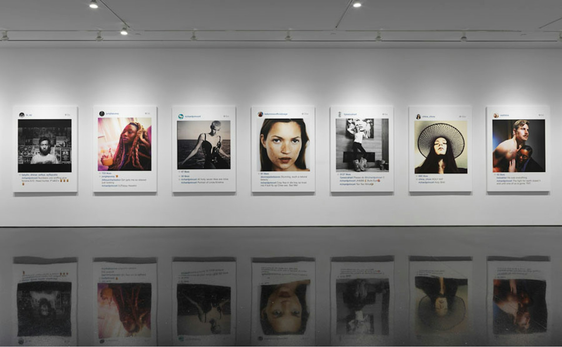 "RICHARD PRINCE: New Portraits" Installation view - Photo by Rob McKeever