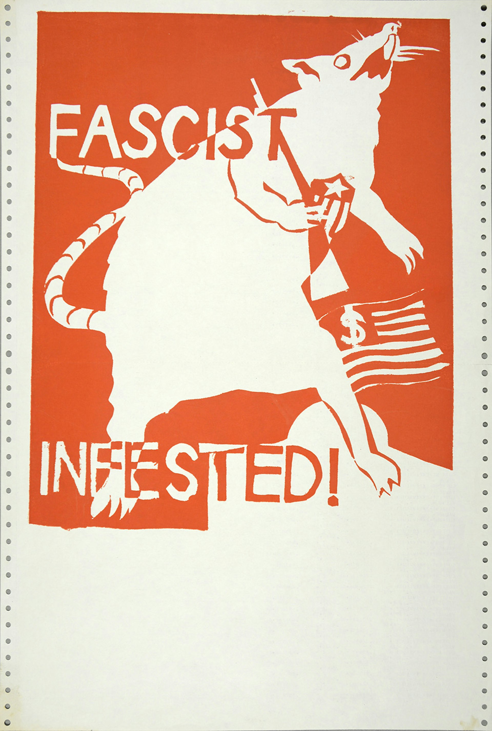 Fascist Infested!, 1970. Courtesy Shapero Modern.