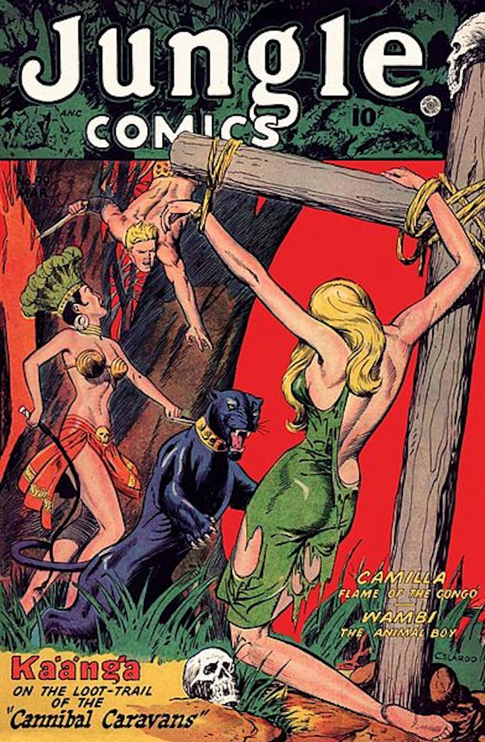 Jungle Comics #99, 1948. (Copyright expired.)