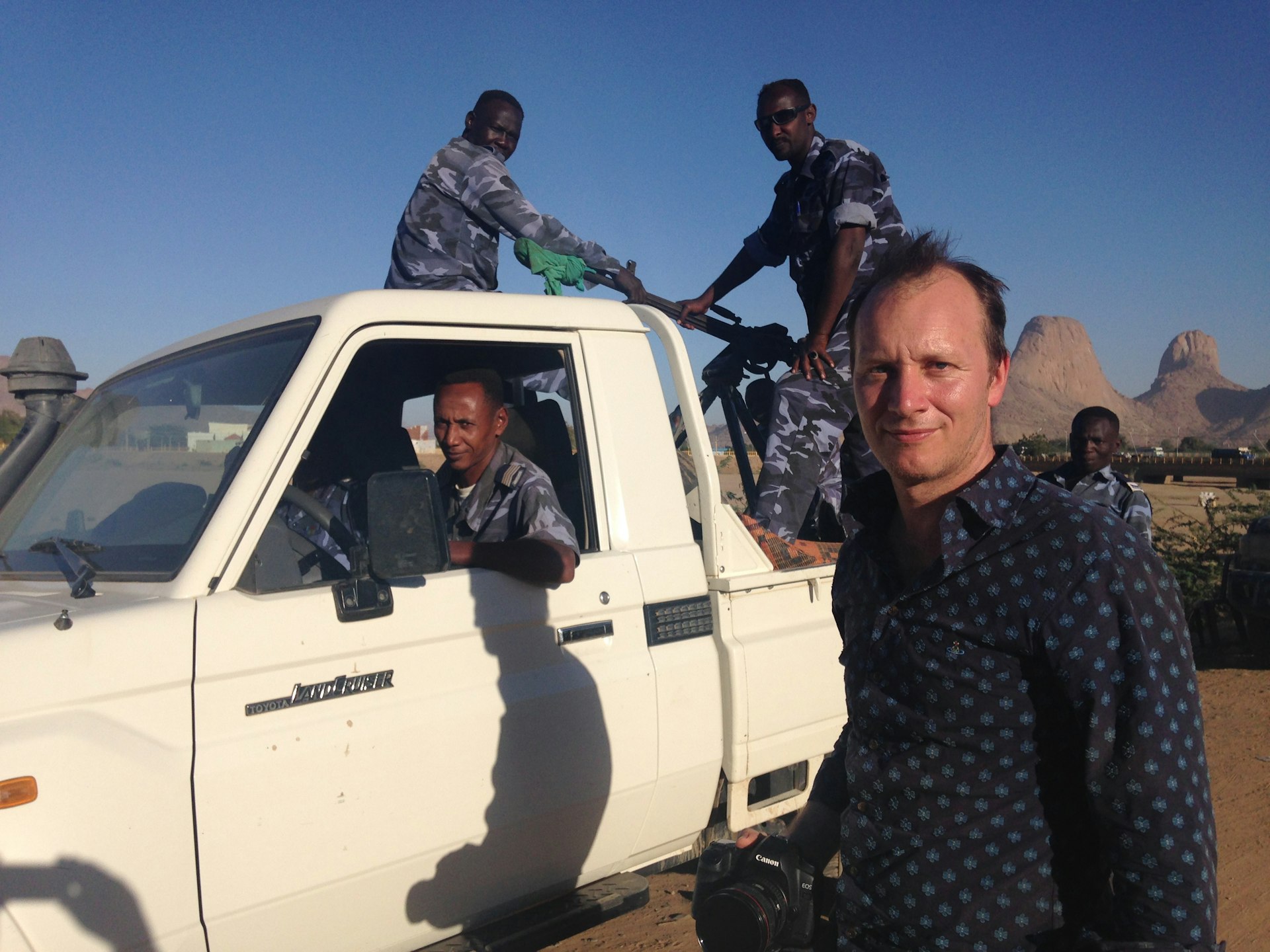 Paul and the Sudanese patrol