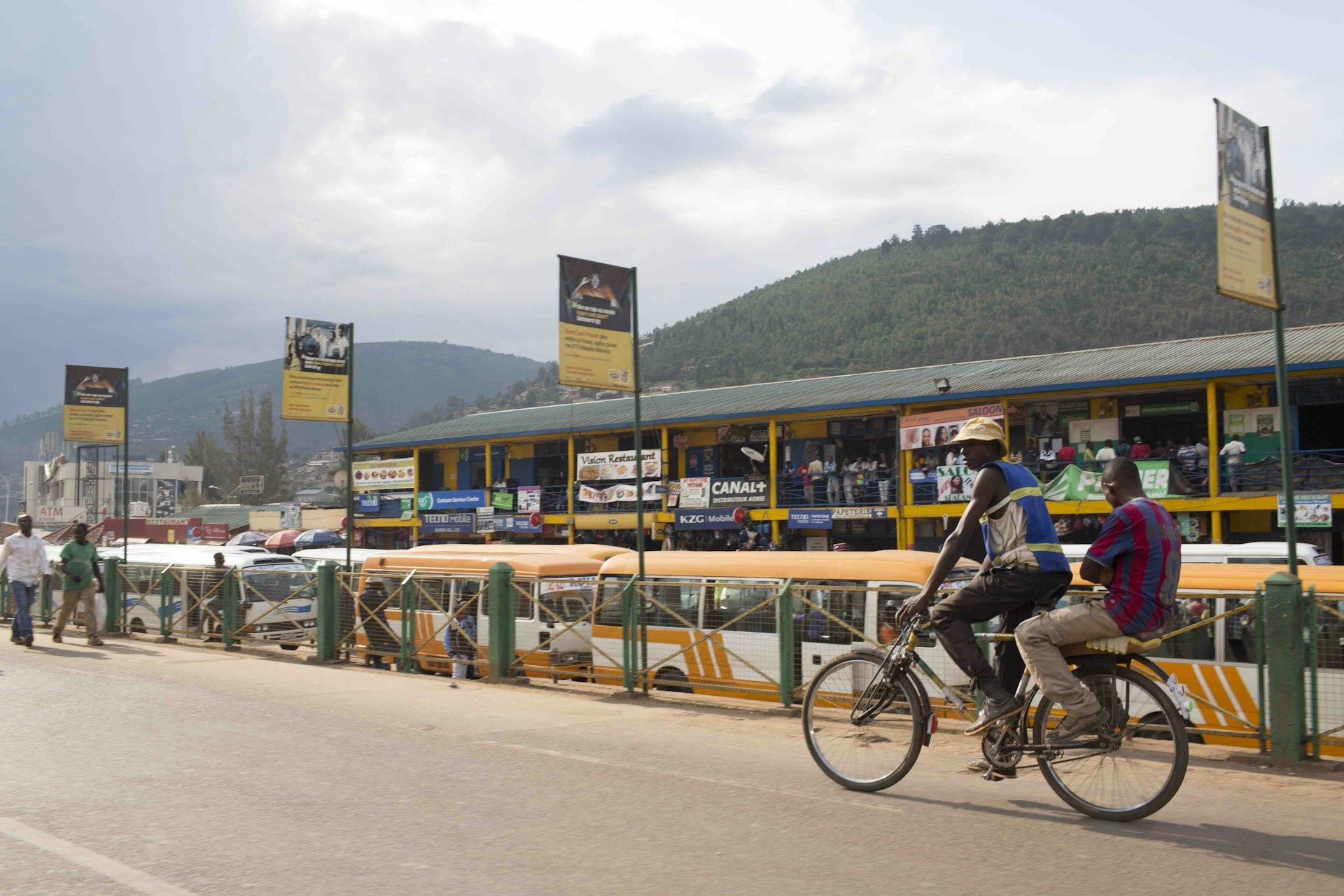Cyclists in the capital, Kigali