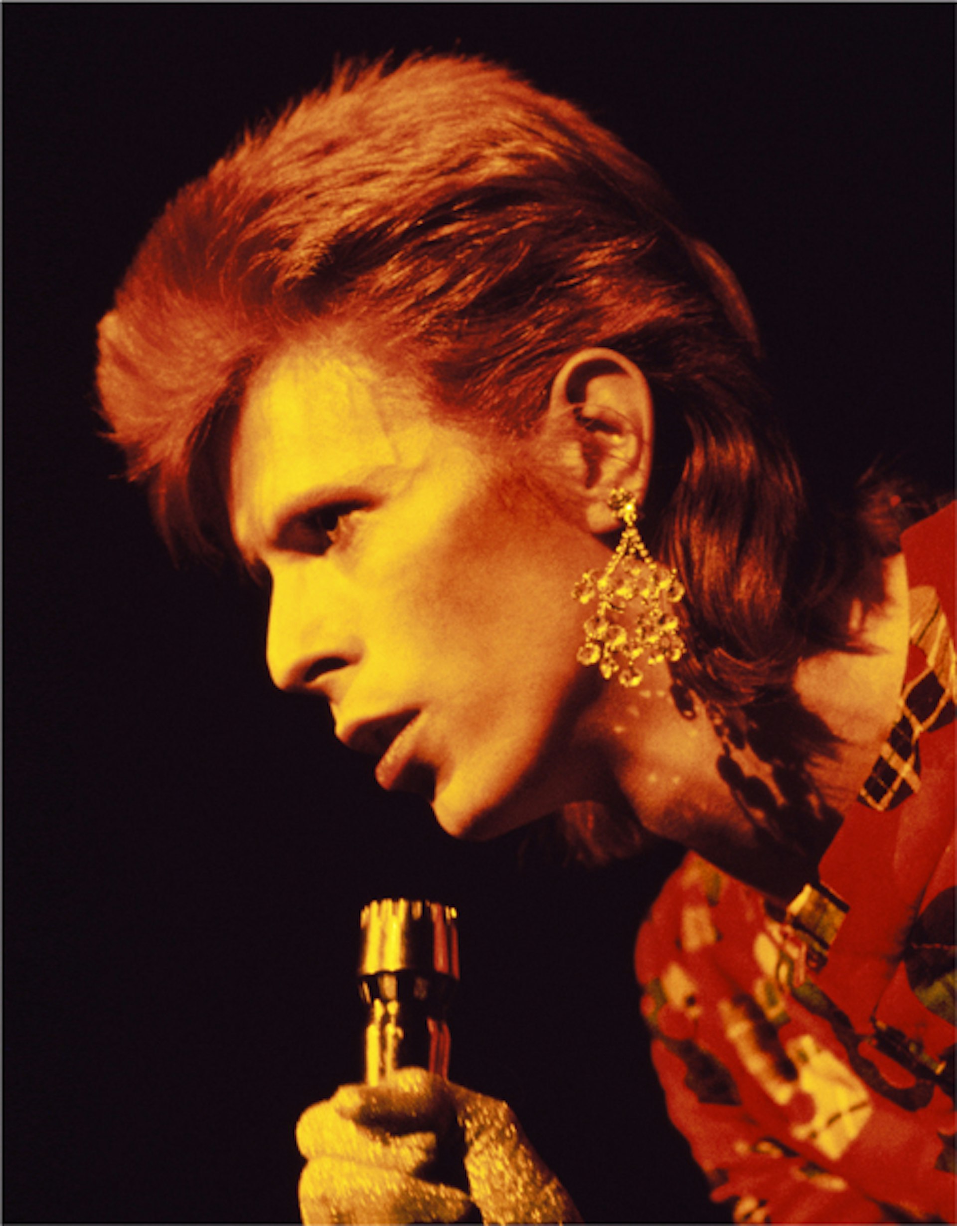 David Bowie, Scotland, 1973, © Mick Rock / courtesy The Print Room 