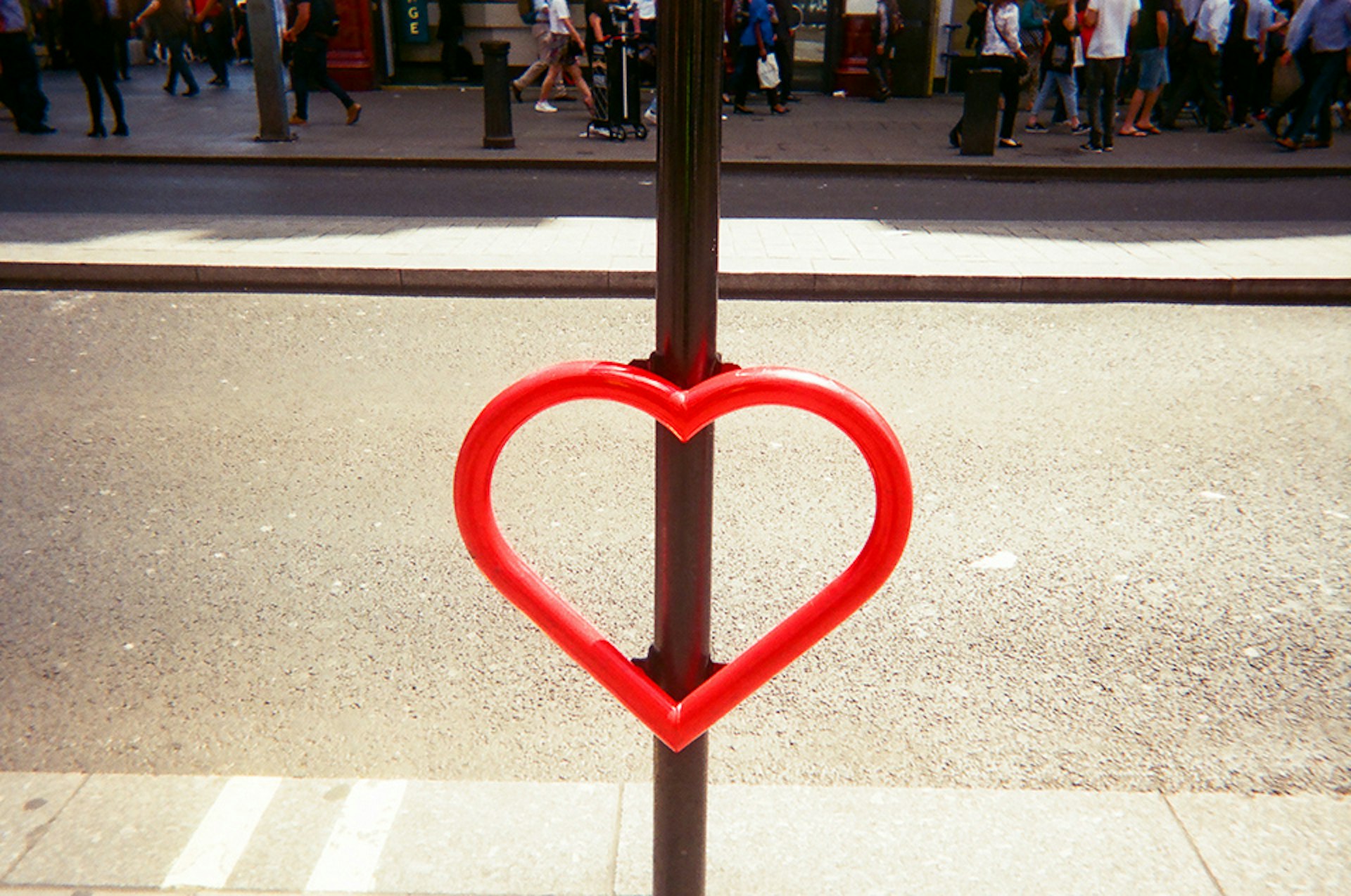 Love Heart Bike Stand, by Ella Sullivan