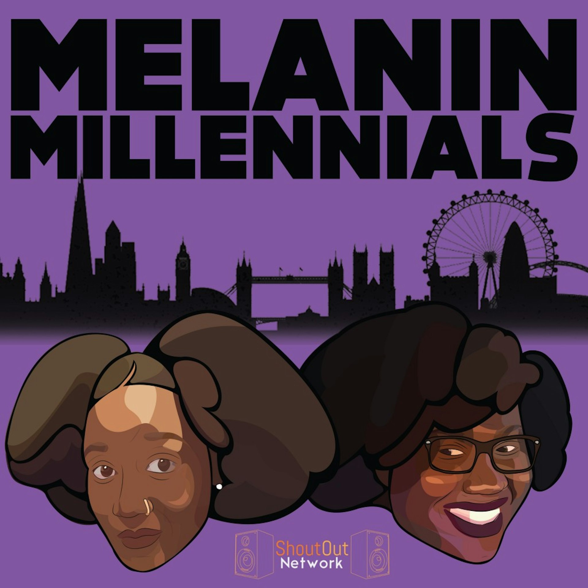 melanin millennials podcast logo