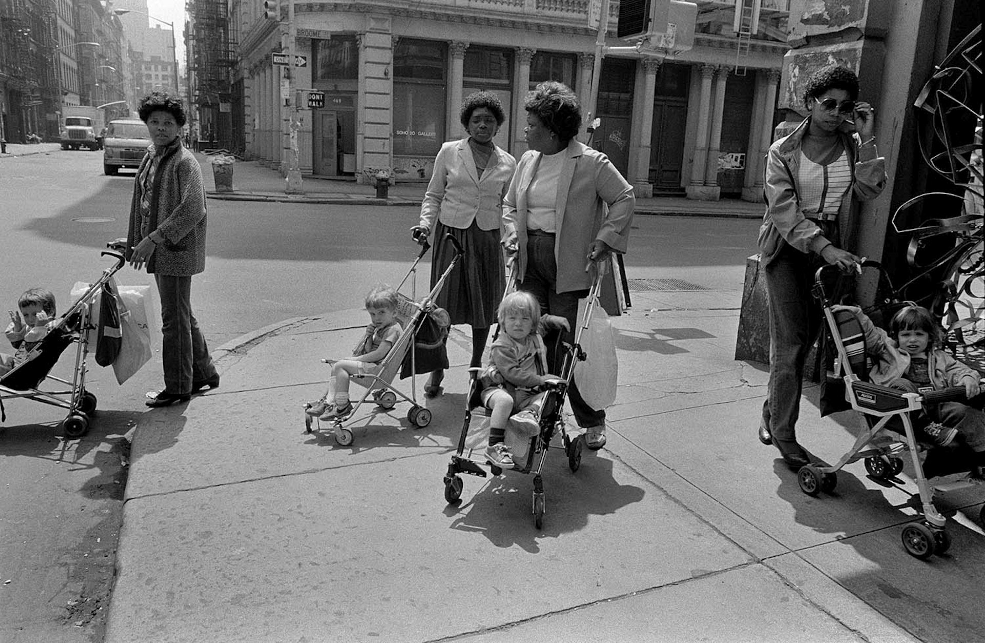 Black Nannies/White Tykes, SoHo, NYC, 1982