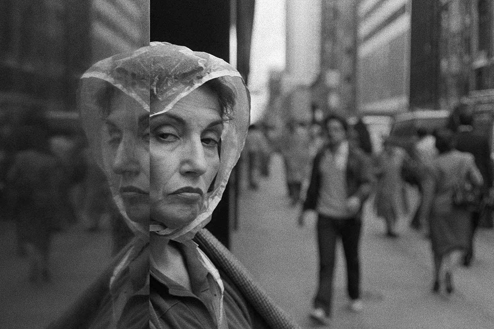 Two Faces, 5th Ave., NYC, 1989